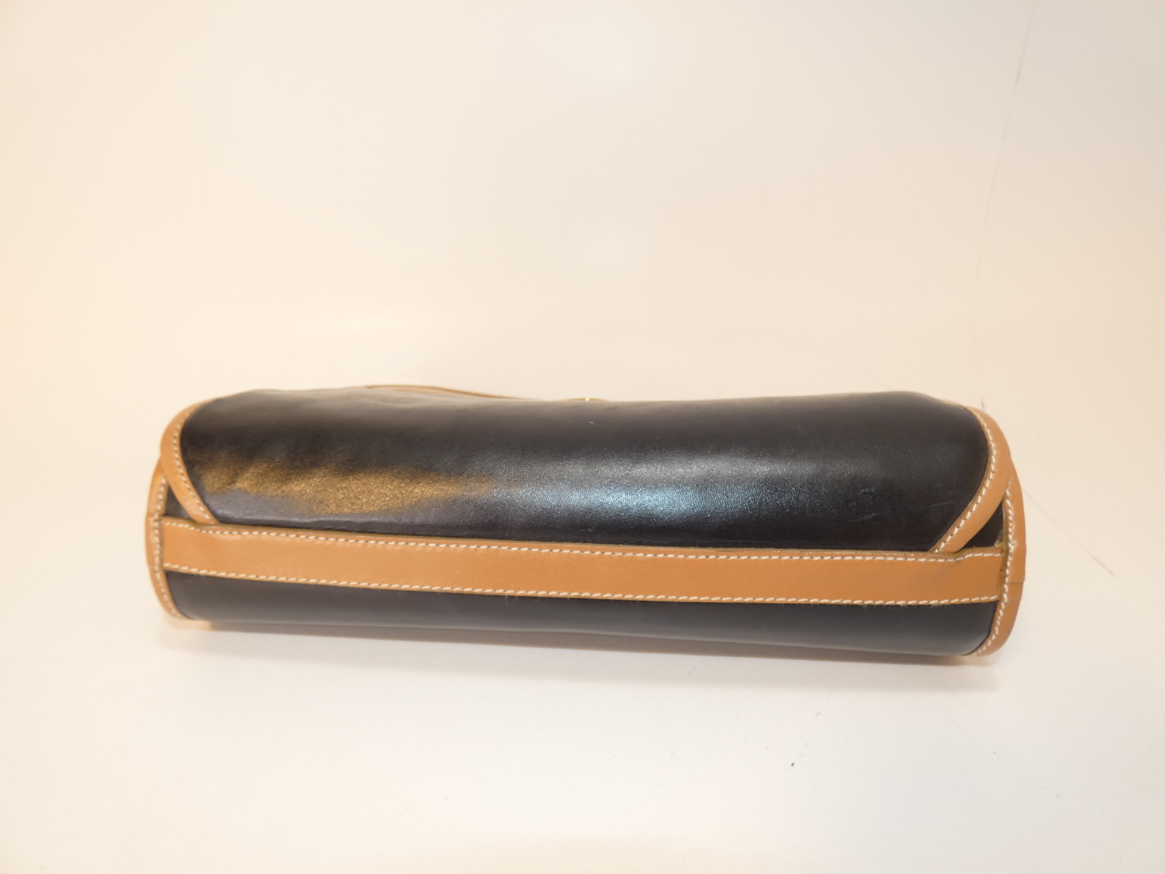 Leather Black Clutch Bag — view 4