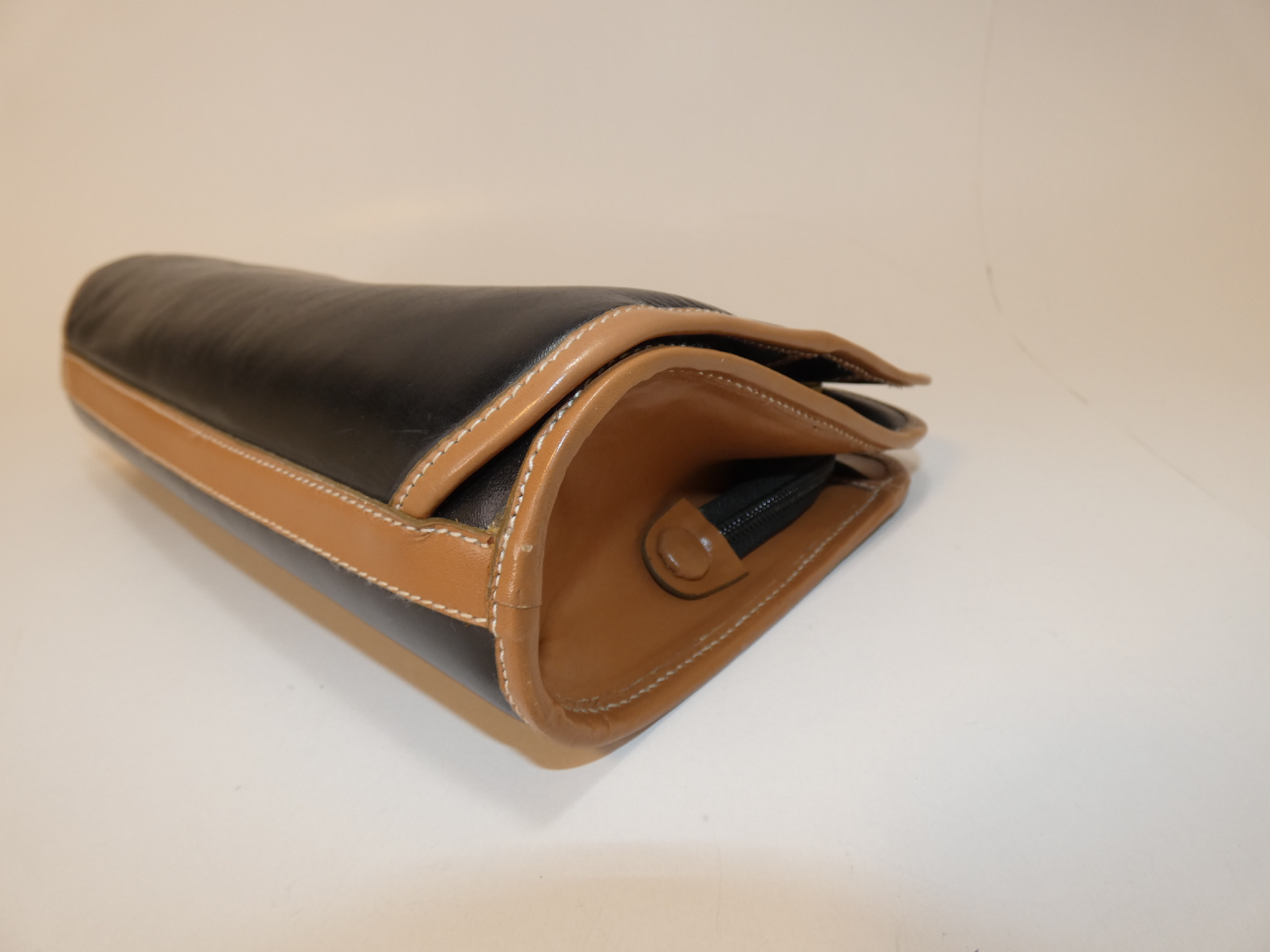 Leather Black Clutch Bag — view 6