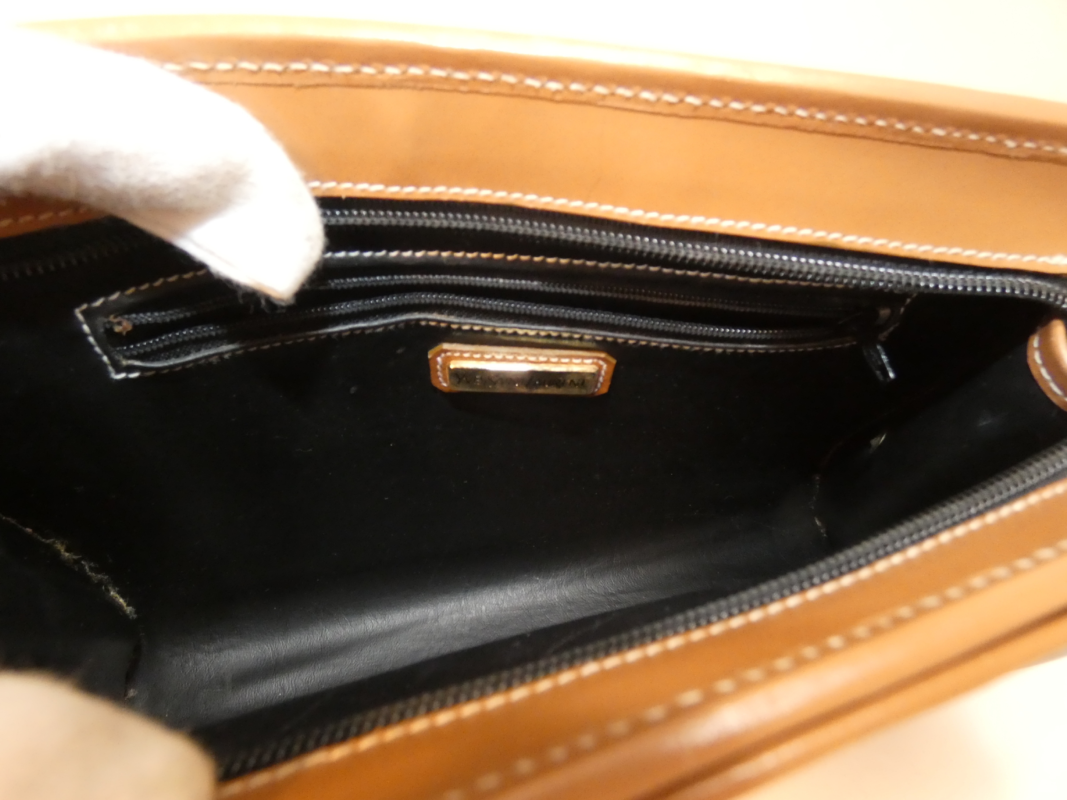 Leather Black Clutch Bag — view 7
