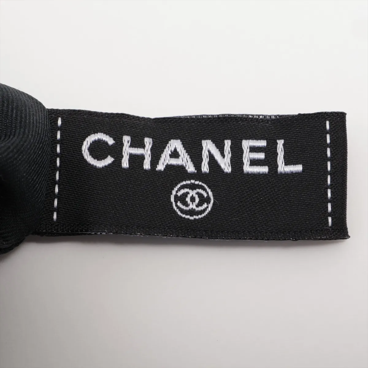Cocomark Scrunchie Silk Black x White — view 3