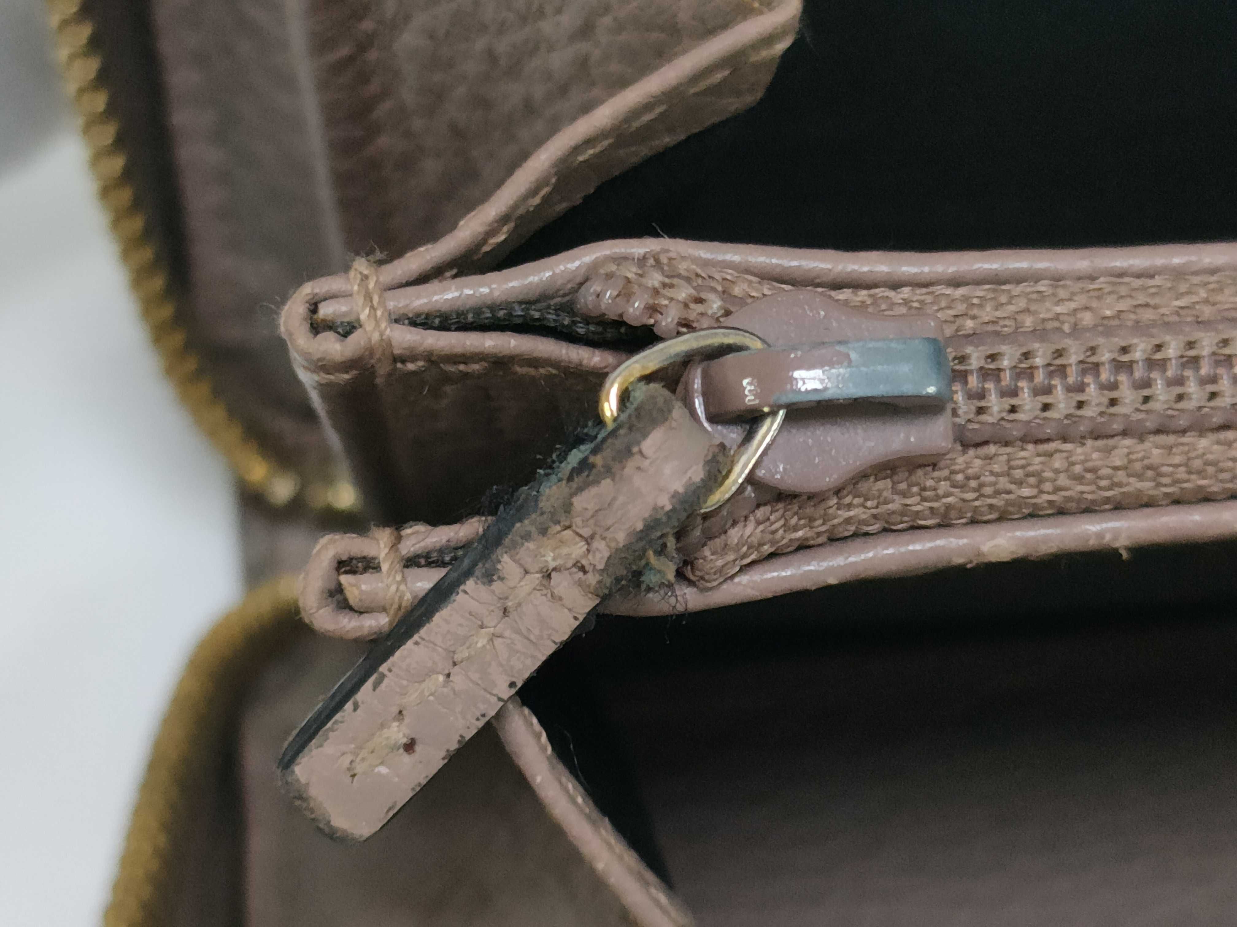 Leather Round Zipper Wallet 456117・584046 — view 7