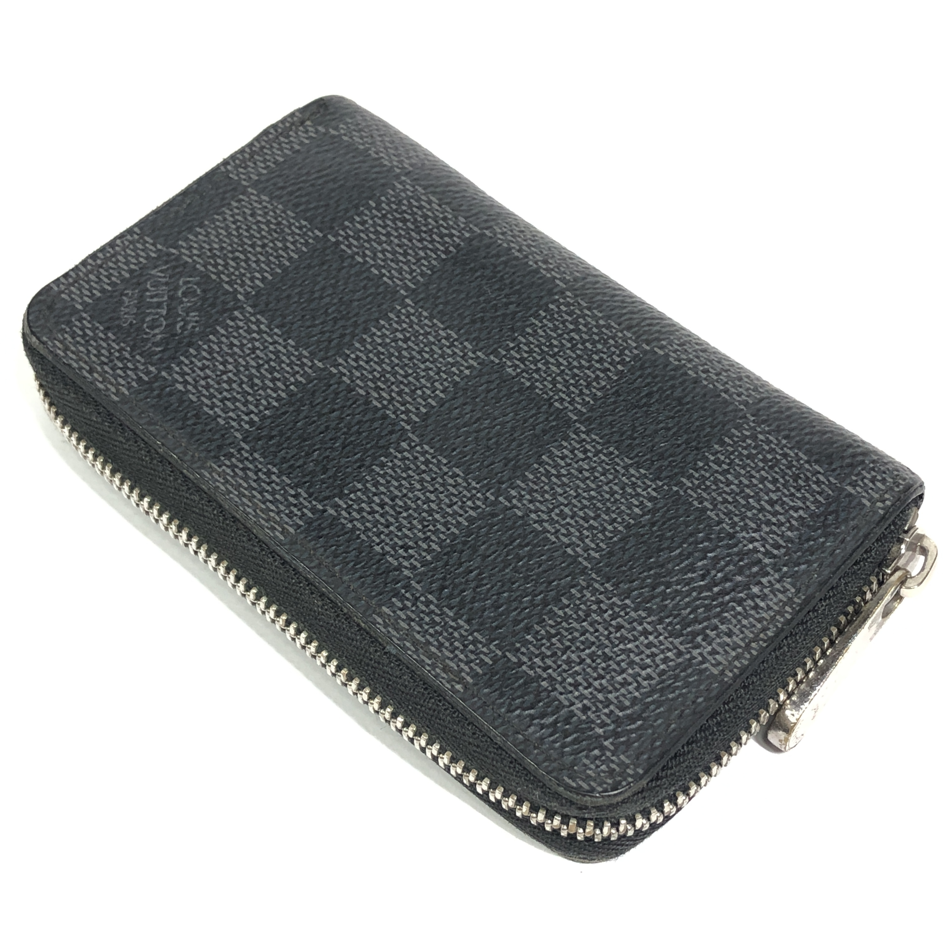 Damier Graphite Zippy Coin Purse Coin Case M63076 Compact Wallet MI4126 Coin Purse Wallet Made in France Coin Case — view 11