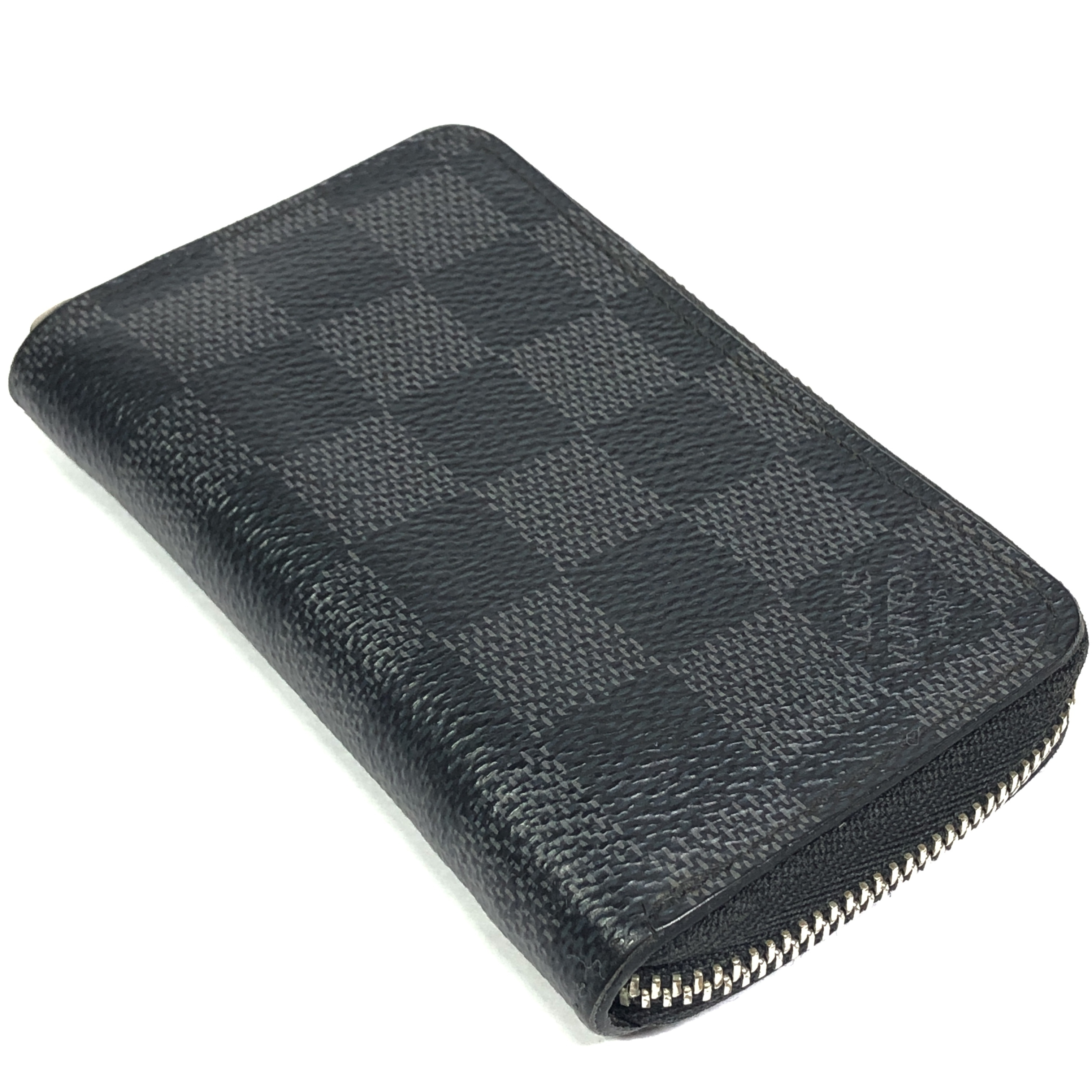 Damier Graphite Zippy Coin Purse Coin Case M63076 Compact Wallet MI4126 Coin Purse Wallet Made in France Coin Case — view 3