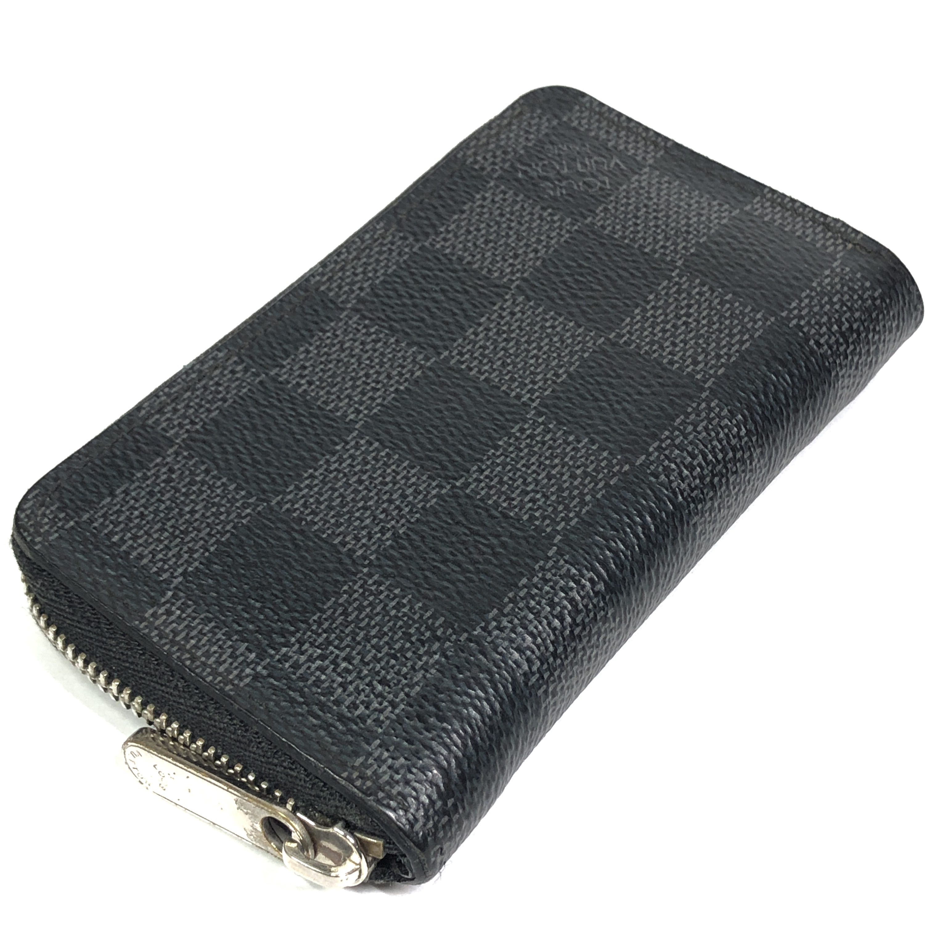 Damier Graphite Zippy Coin Purse Coin Case M63076 Compact Wallet MI4126 Coin Purse Wallet Made in France Coin Case — view 4