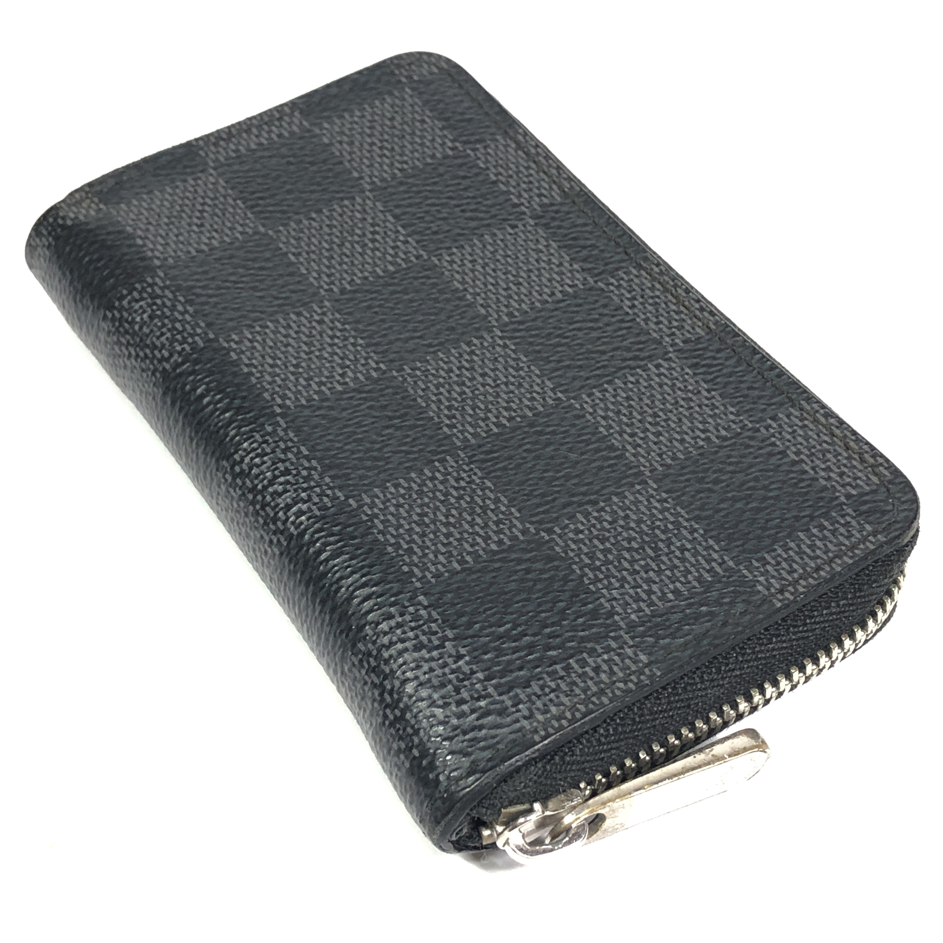Damier Graphite Zippy Coin Purse Coin Case M63076 Compact Wallet MI4126 Coin Purse Wallet Made in France Coin Case — view 5