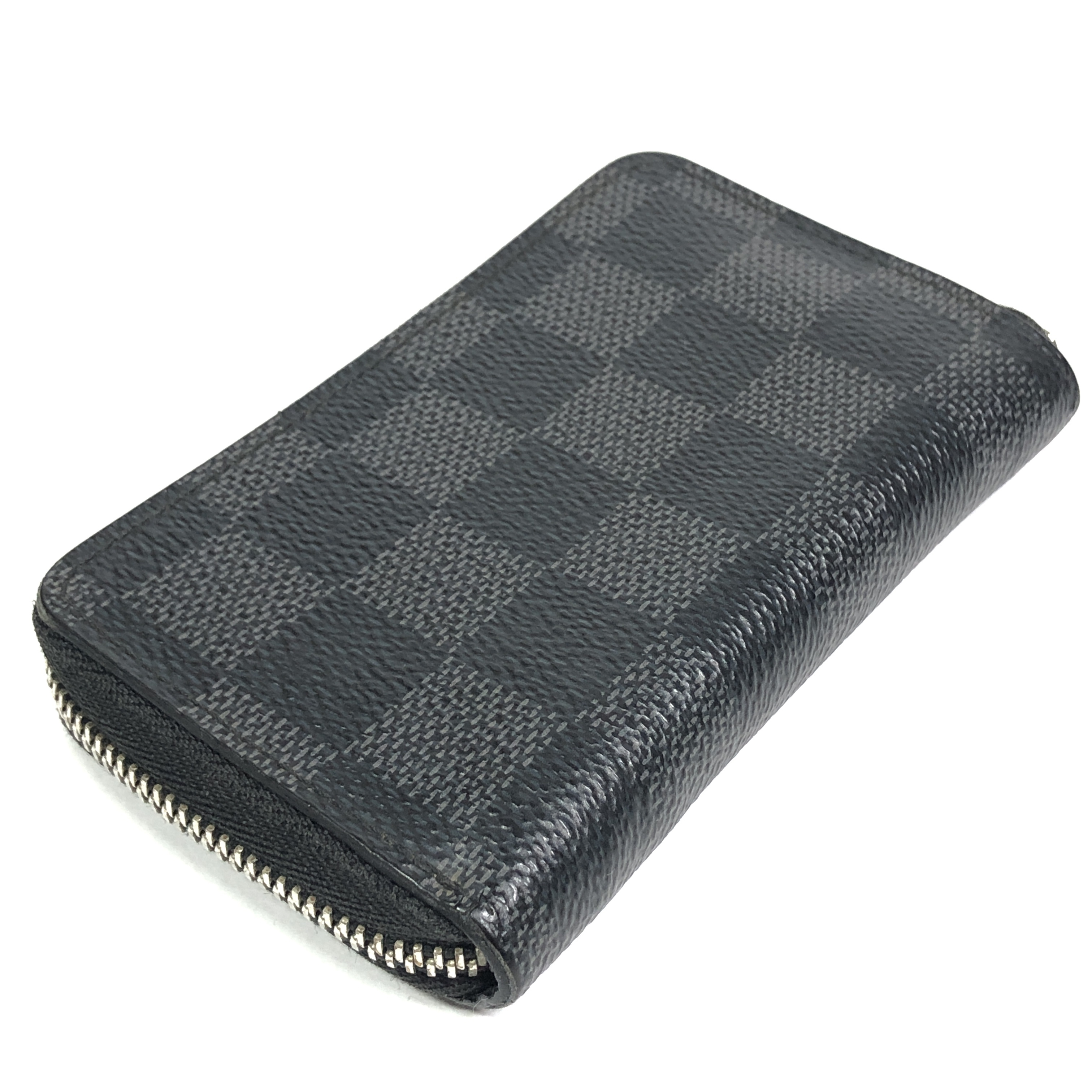 Damier Graphite Zippy Coin Purse Coin Case M63076 Compact Wallet MI4126 Coin Purse Wallet Made in France Coin Case — view 6