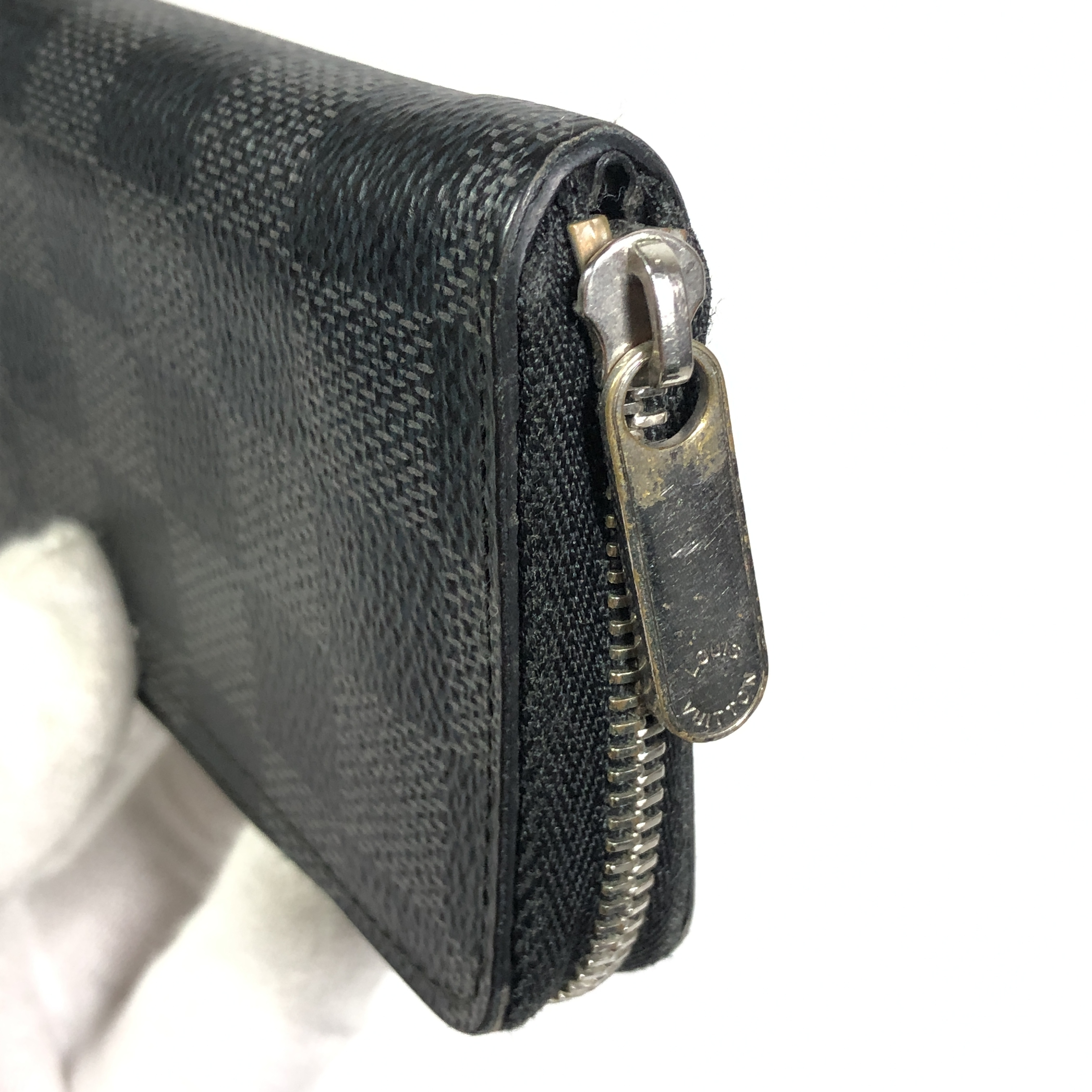 Damier Graphite Zippy Coin Purse Coin Case M63076 Compact Wallet MI4126 Coin Purse Wallet Made in France Coin Case — view 7