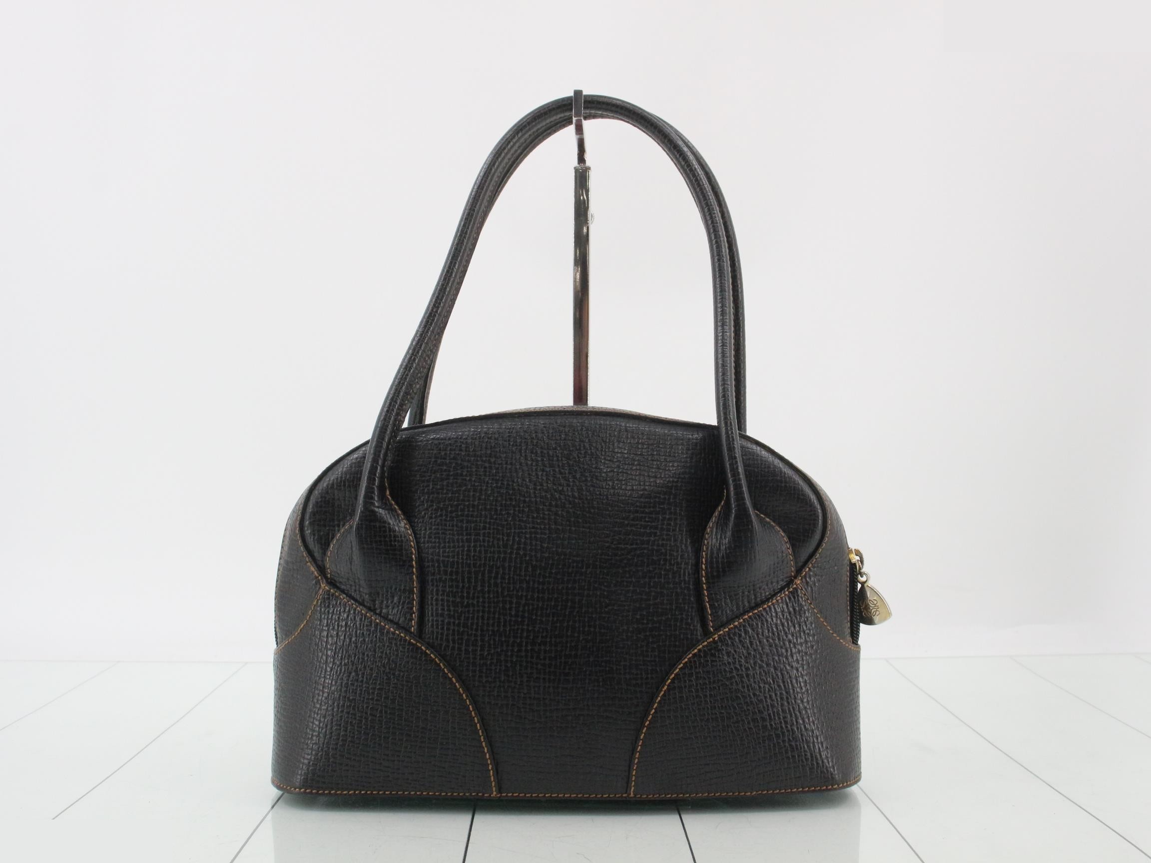 Handbag, leather, black — view 2