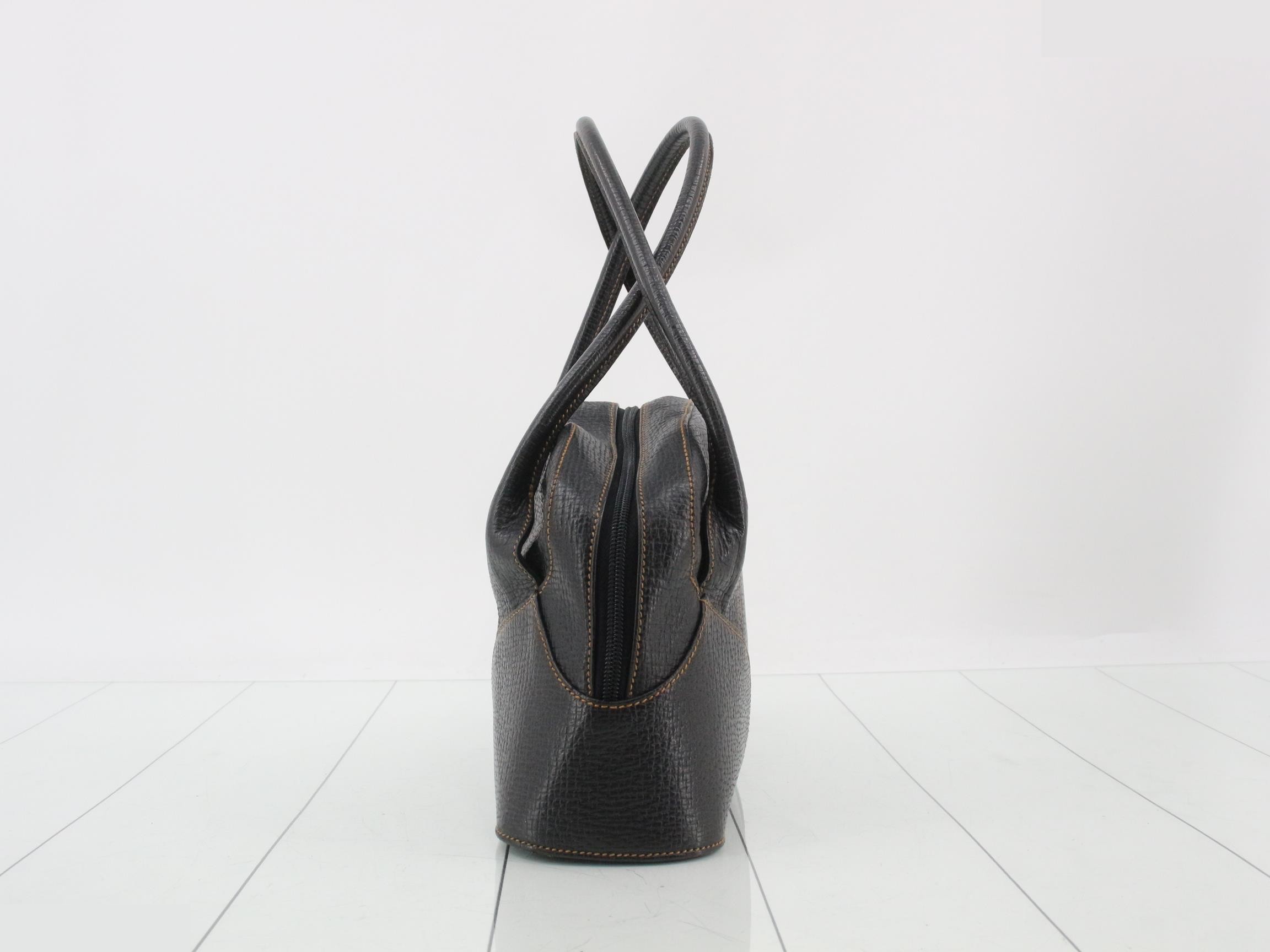 Handbag, leather, black — view 3