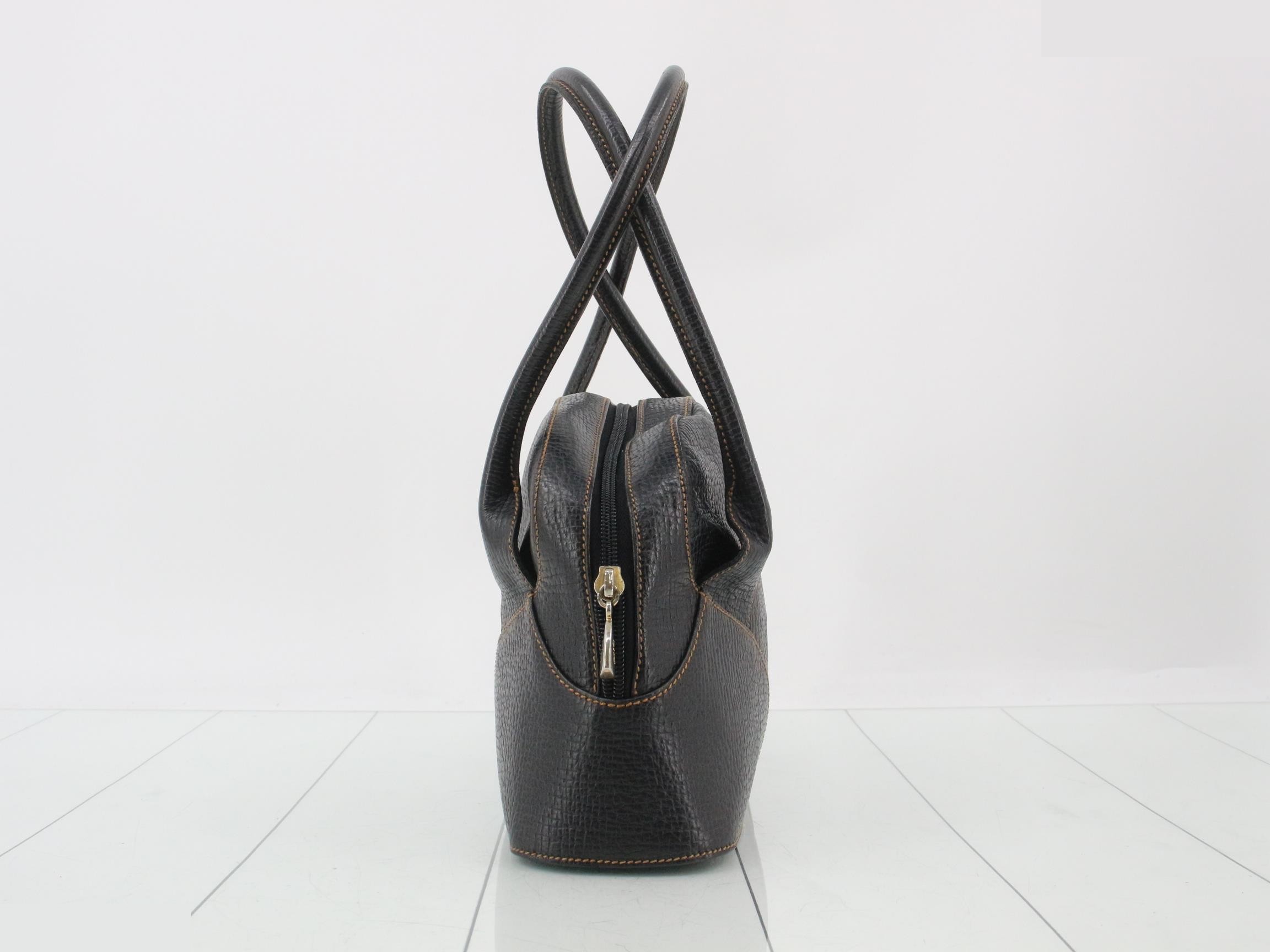 Handbag, leather, black — view 4