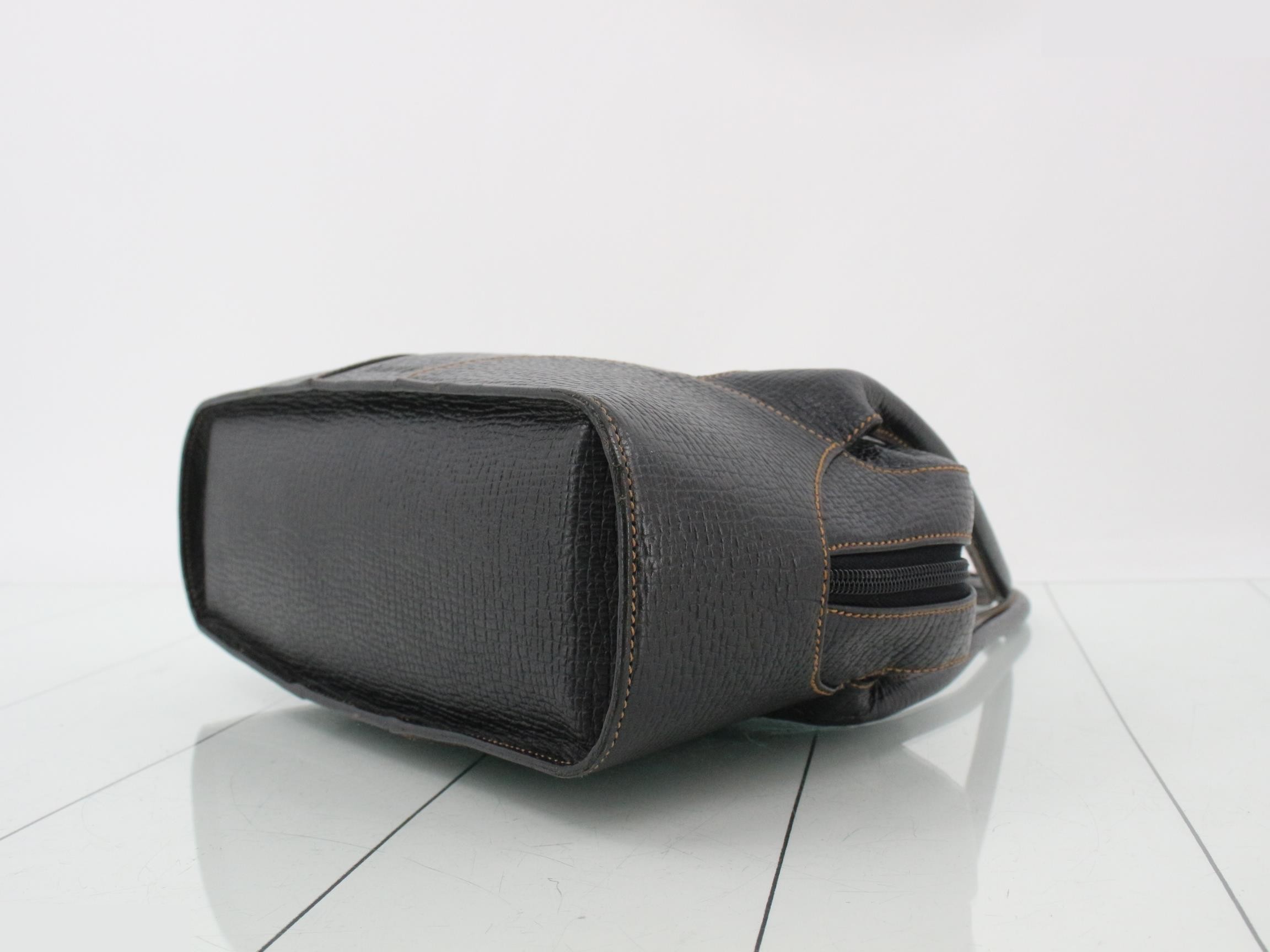 Handbag, leather, black — view 6