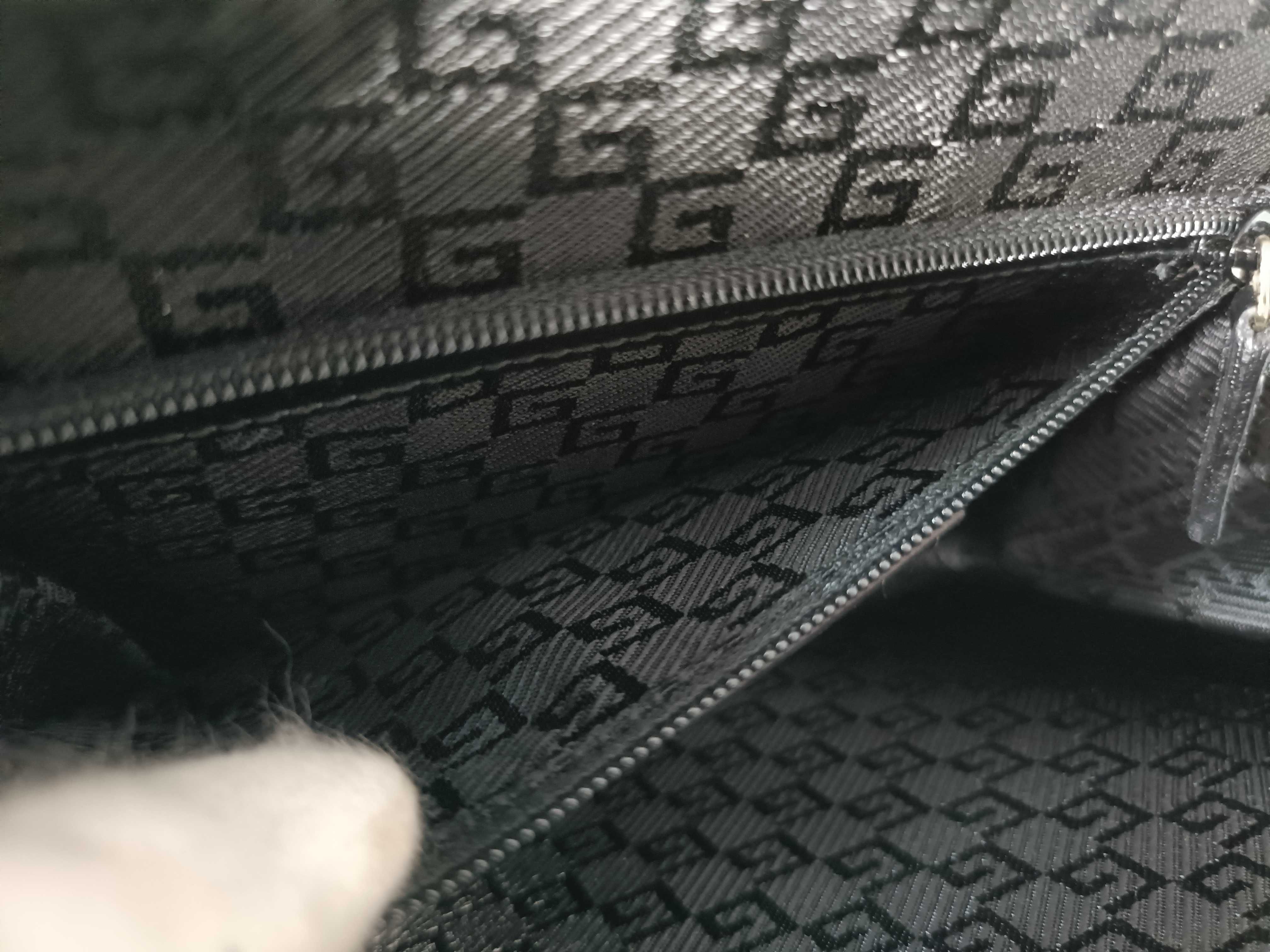 Clasp Logo Leather Handbag — view 15
