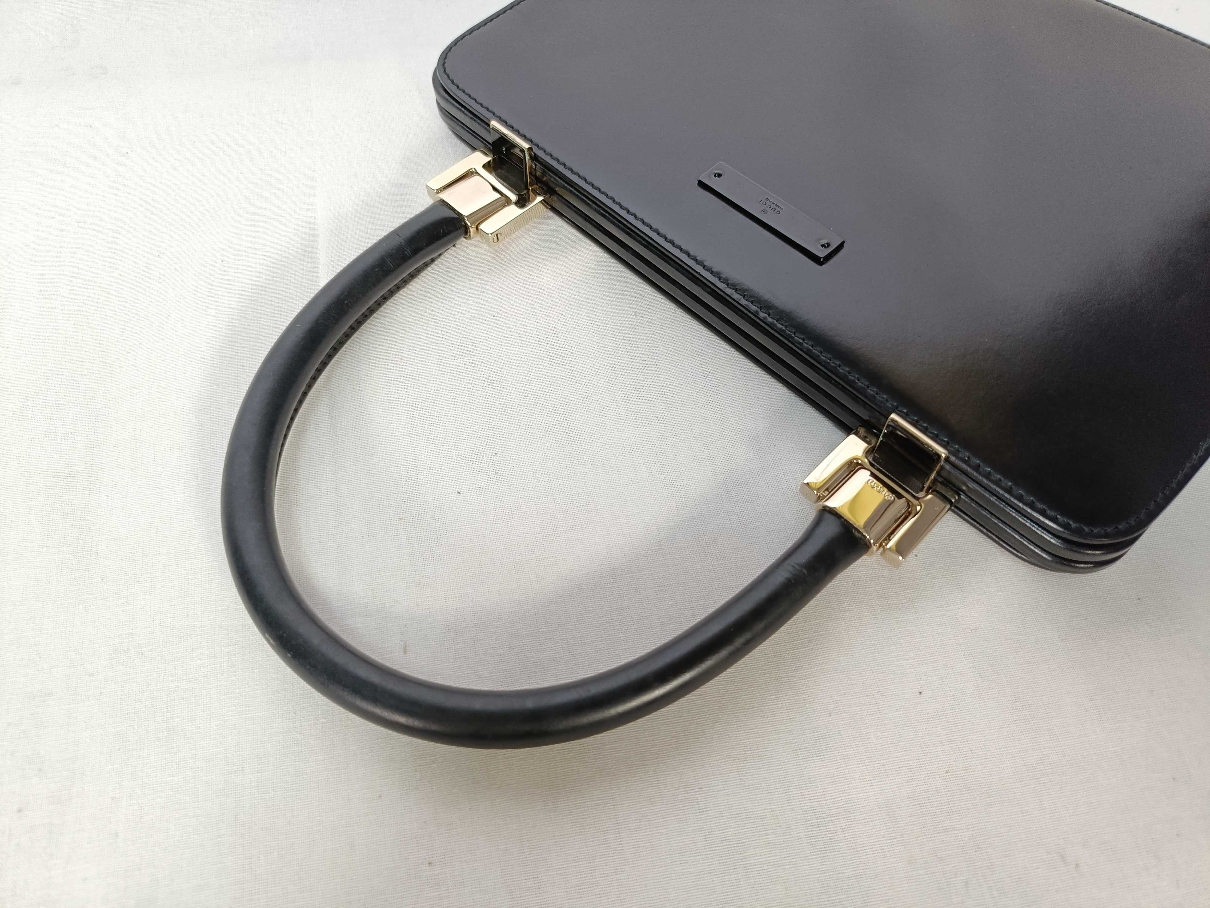 Clasp Logo Leather Handbag — view 6