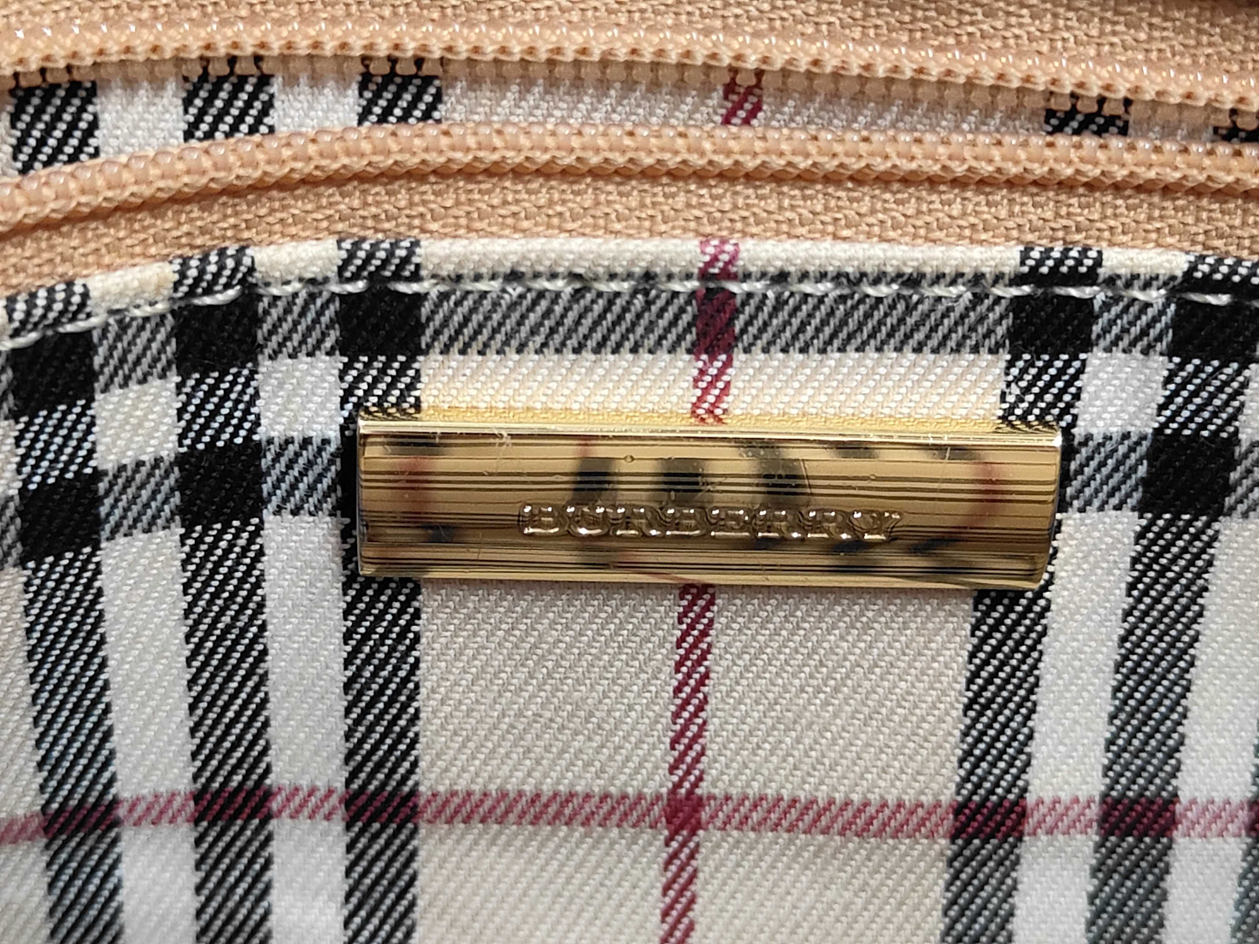 leather shoulder bag, beige. — view 8