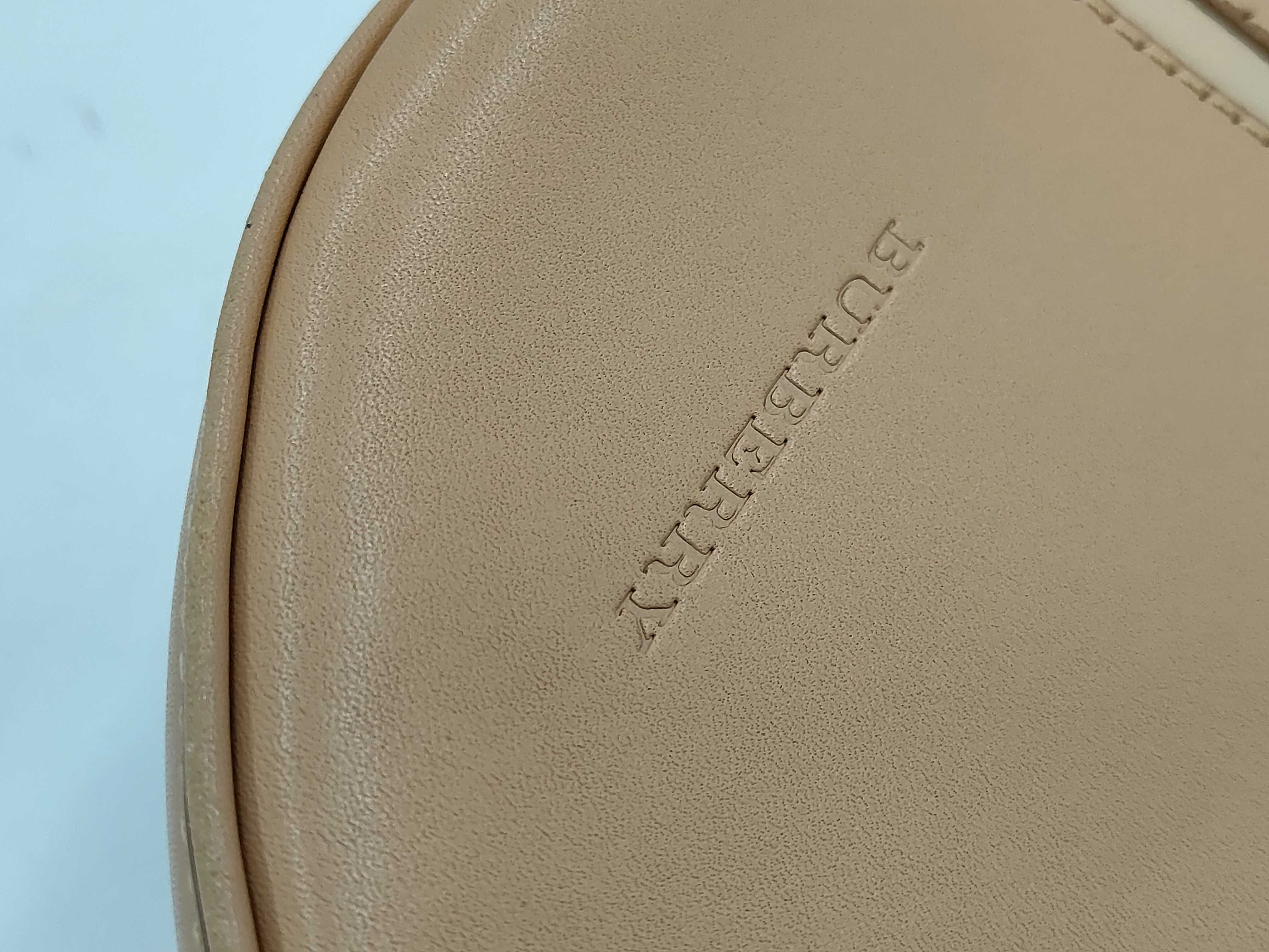 leather shoulder bag, beige. — view 10