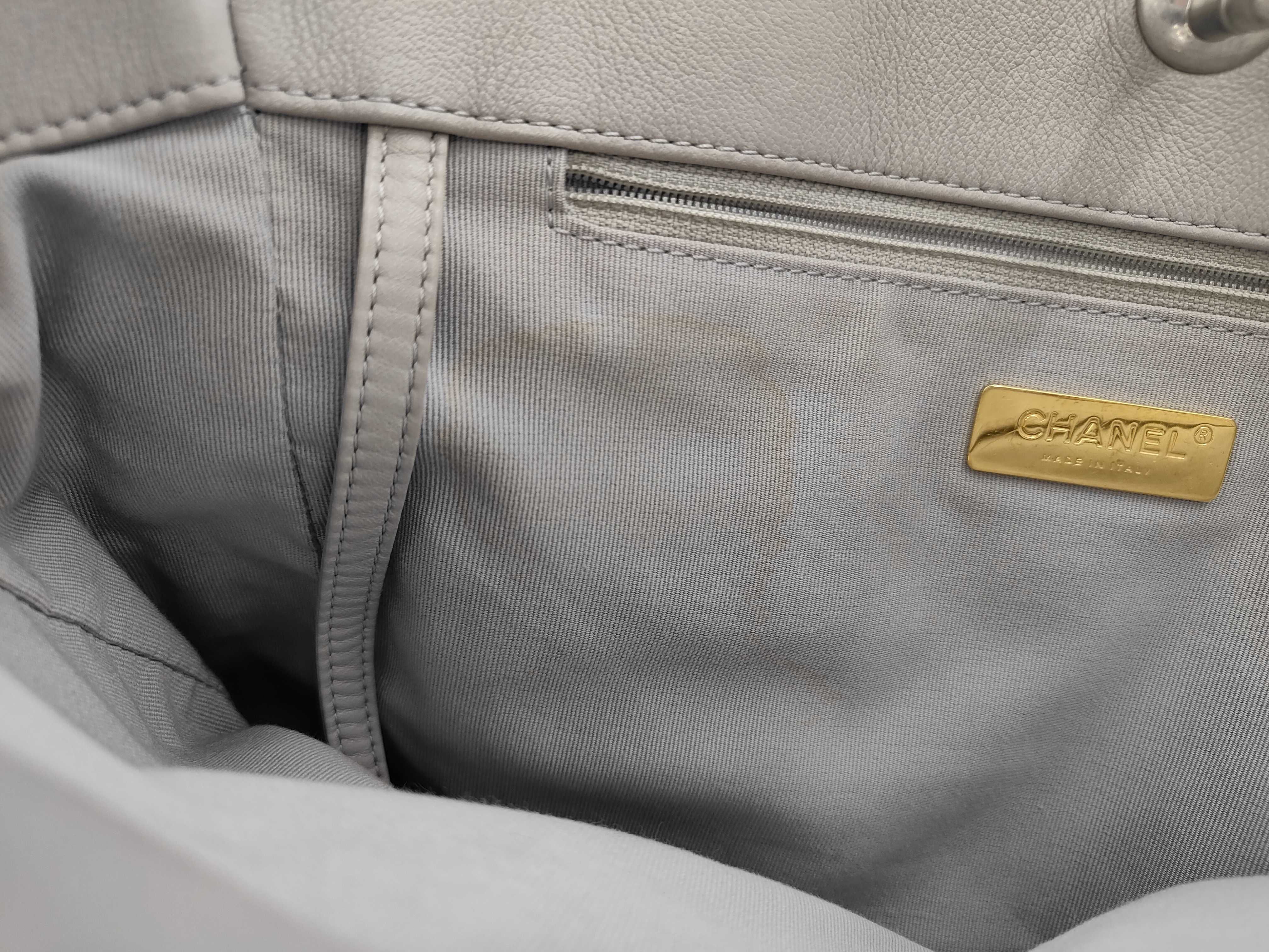 Lambskin Grey Tote Bag RFID Tote Bag — view 13