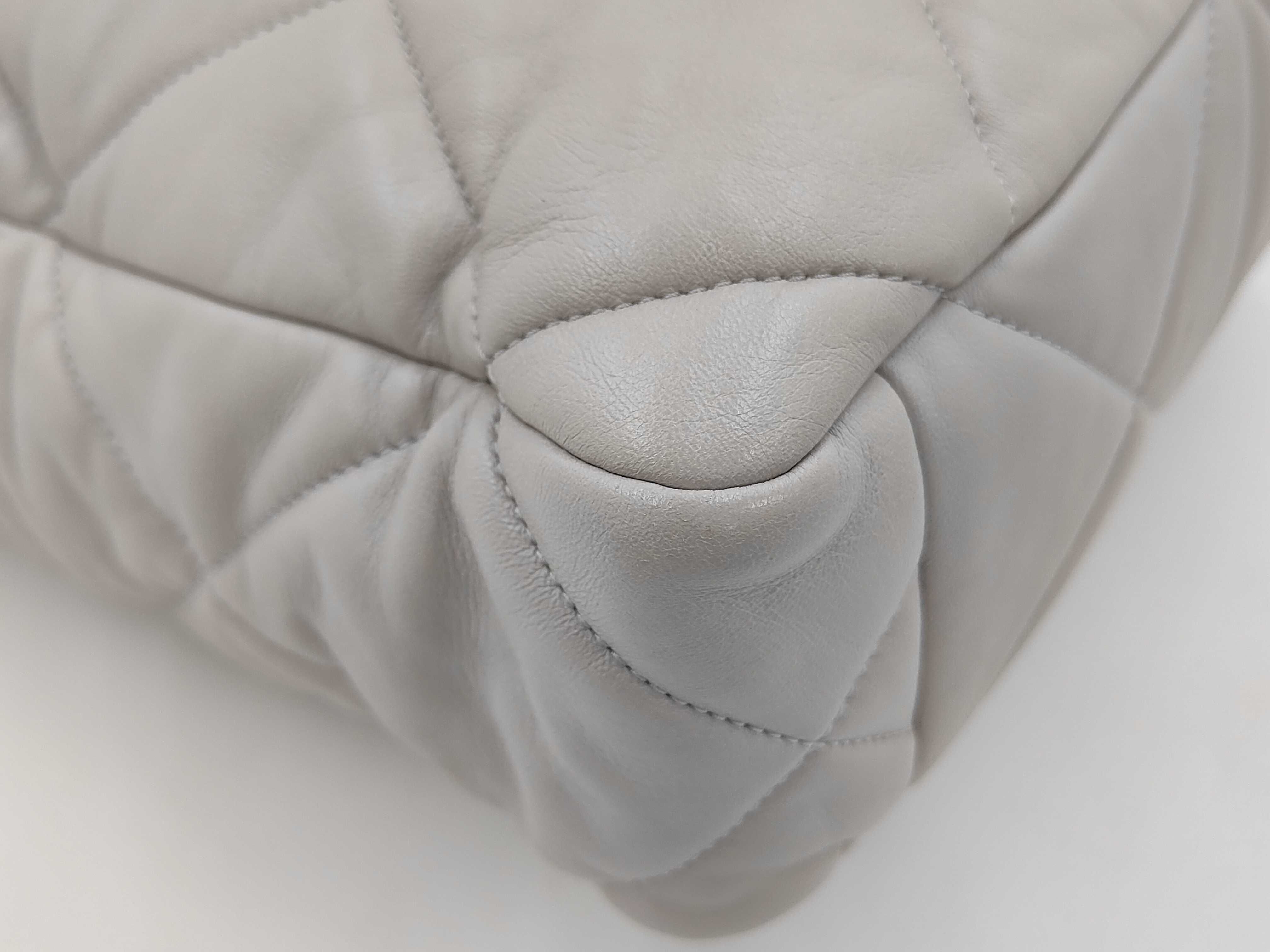 Lambskin Grey Tote Bag RFID Tote Bag — view 7