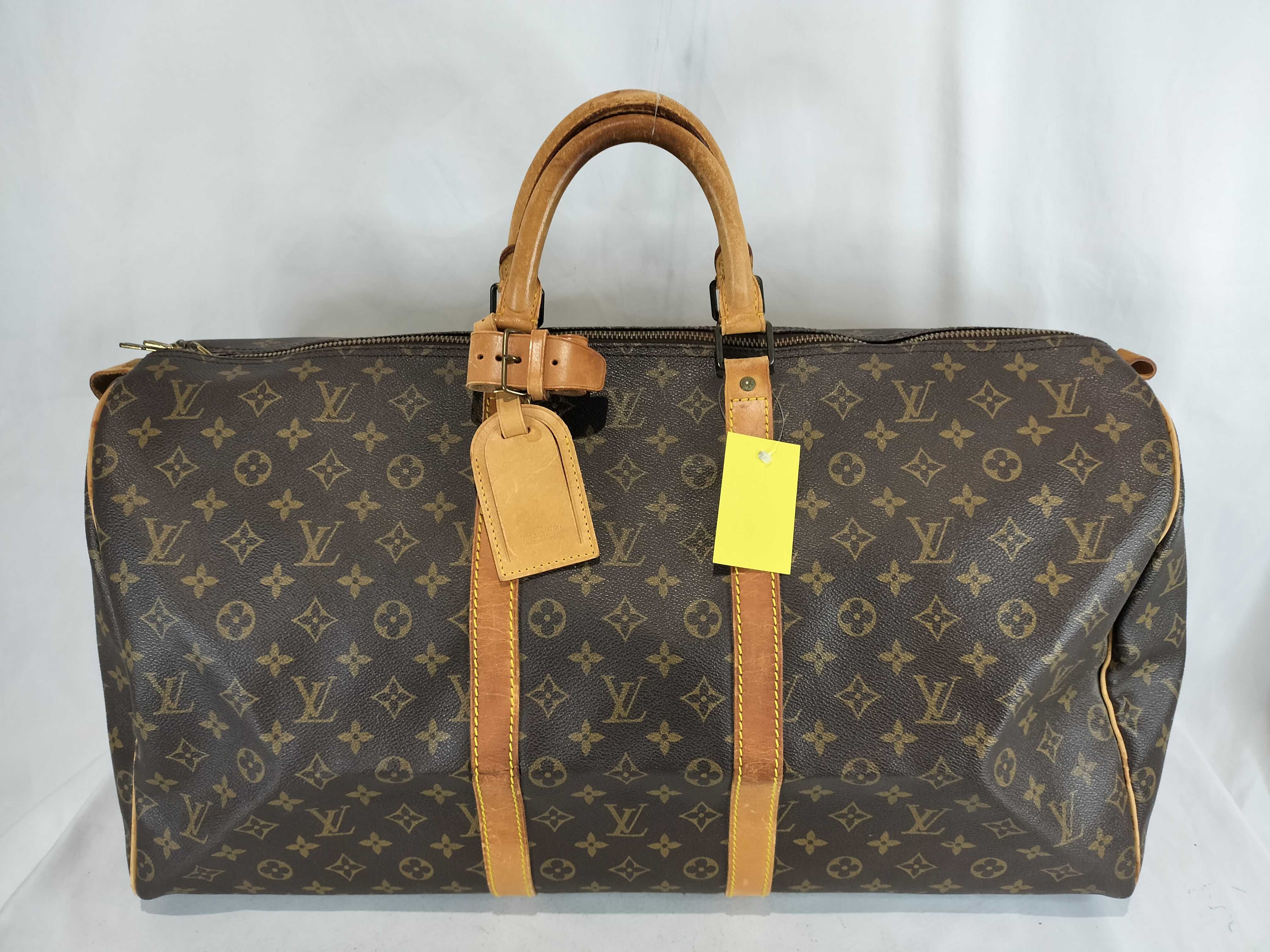 Monogram M41424 Keepall 55 Boston Bag