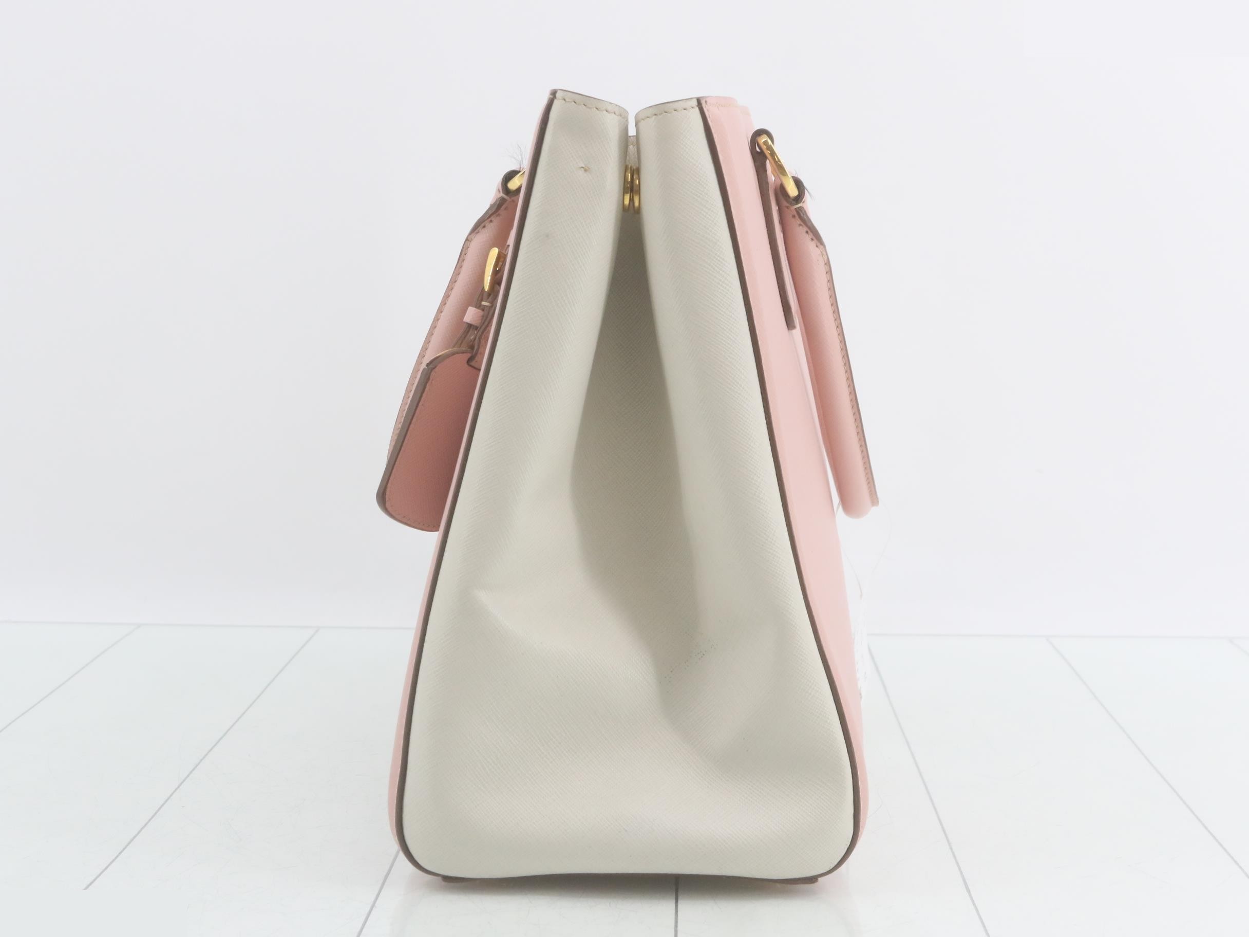 Other lines: Bags & Handbags, Saffiano Leather, Pink — view 3