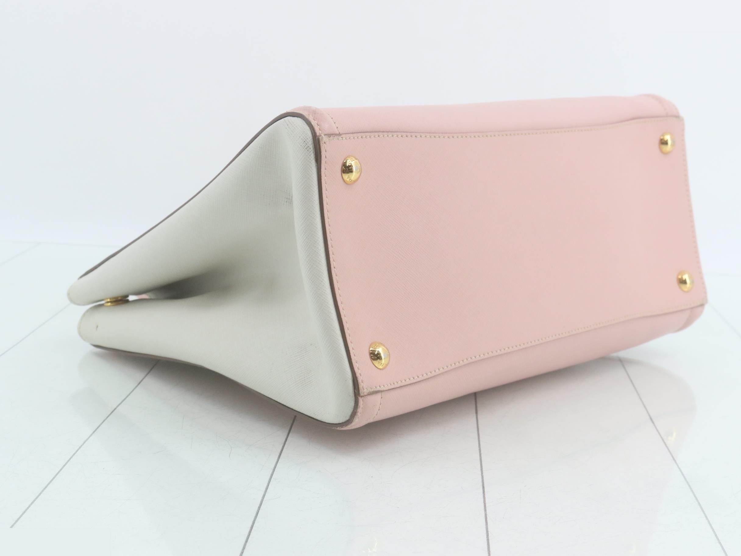 Other lines: Bags & Handbags, Saffiano Leather, Pink — view 5