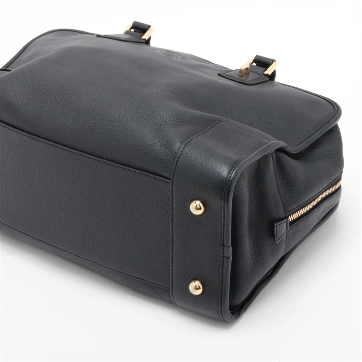 Amazona 36 Leather Handbag, Black — view 3