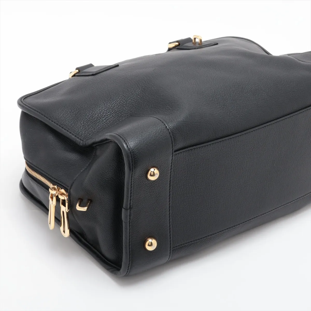 Amazona 36 Leather Handbag, Black — view 4