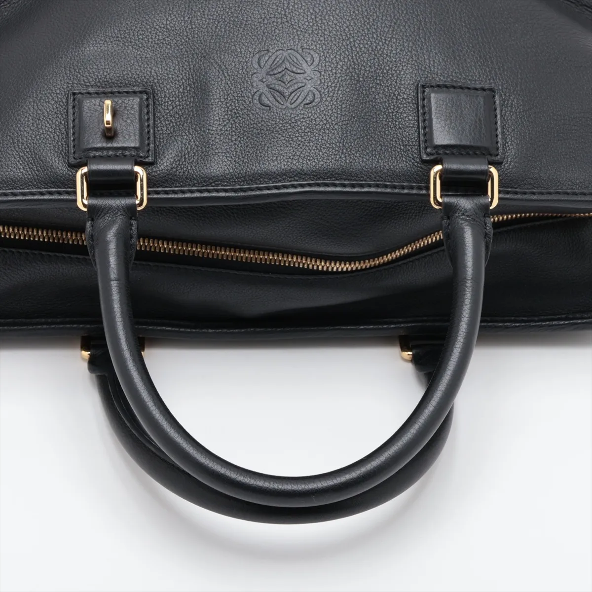 Amazona 36 Leather Handbag, Black — view 5