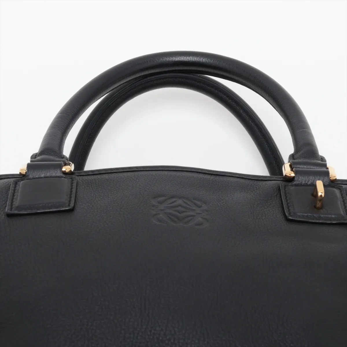 Amazona 36 Leather Handbag, Black — view 6