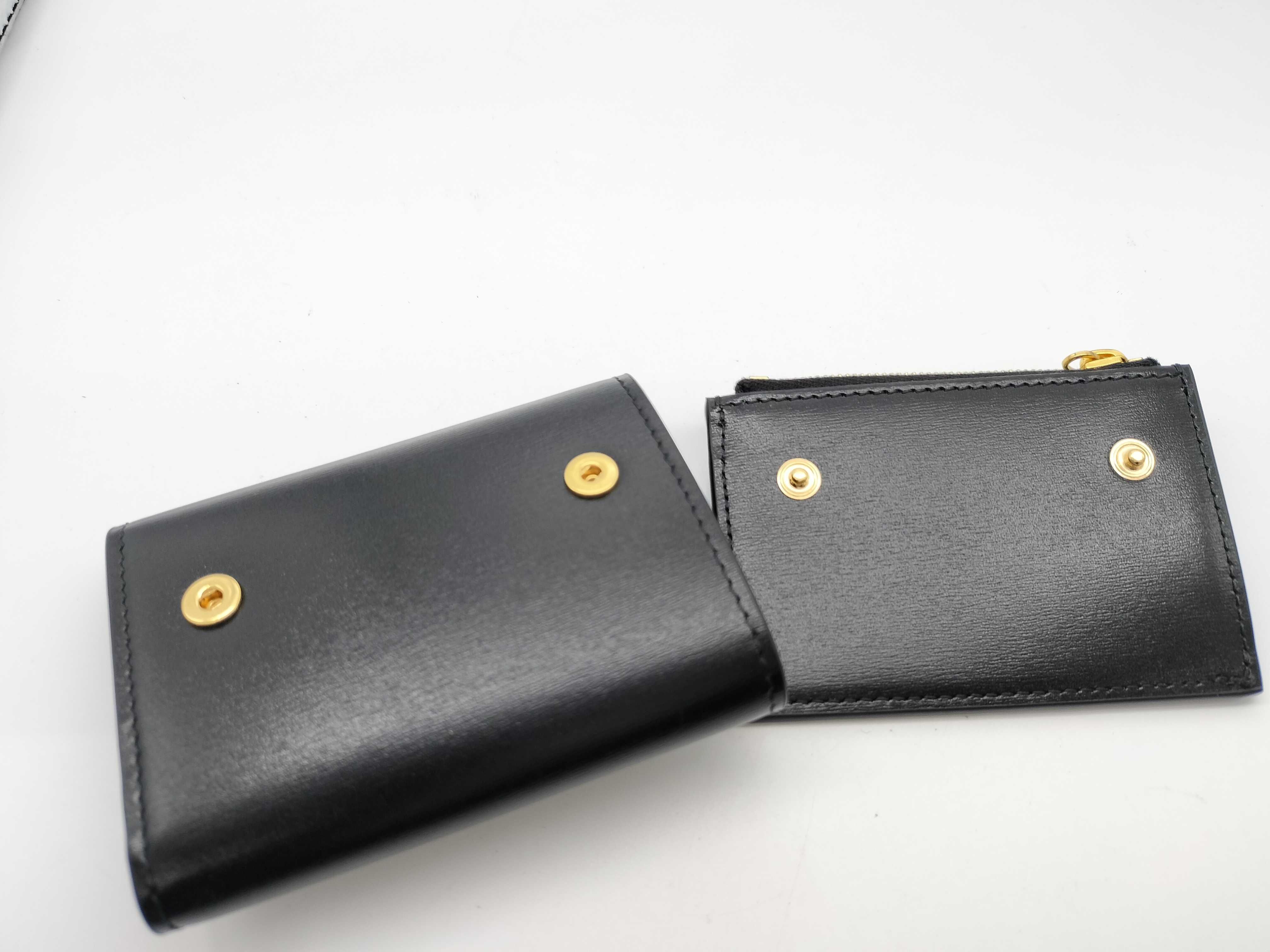 Leather Triomphe Wallet with Card Case — view 11