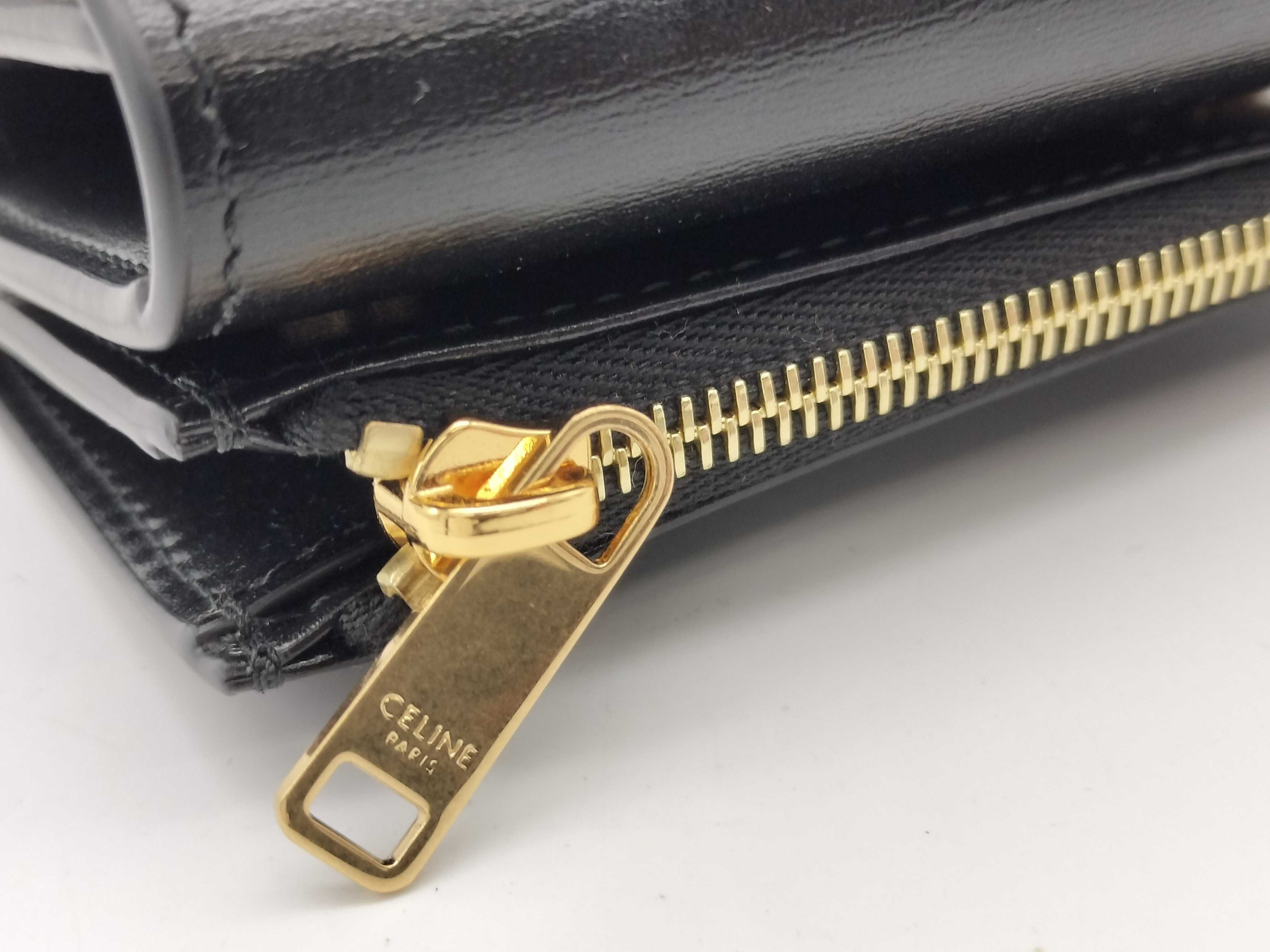 Leather Triomphe Wallet with Card Case — view 9