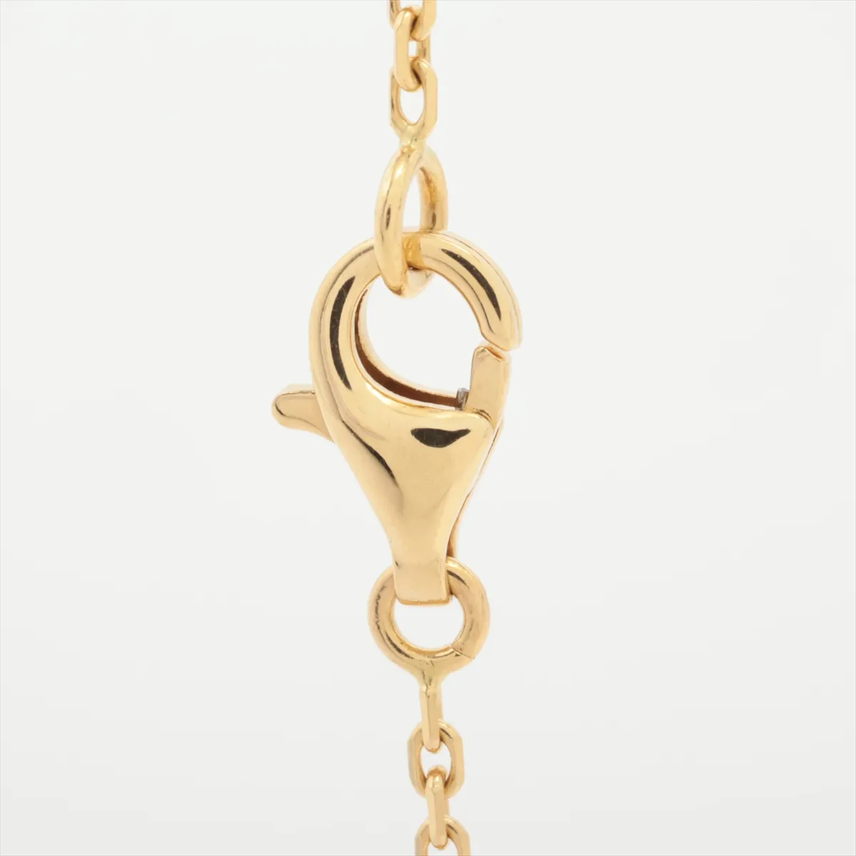 Vintage Alhambra Onyx Necklace 750 (Yellow Gold) 5.3g JE349405 — view 3