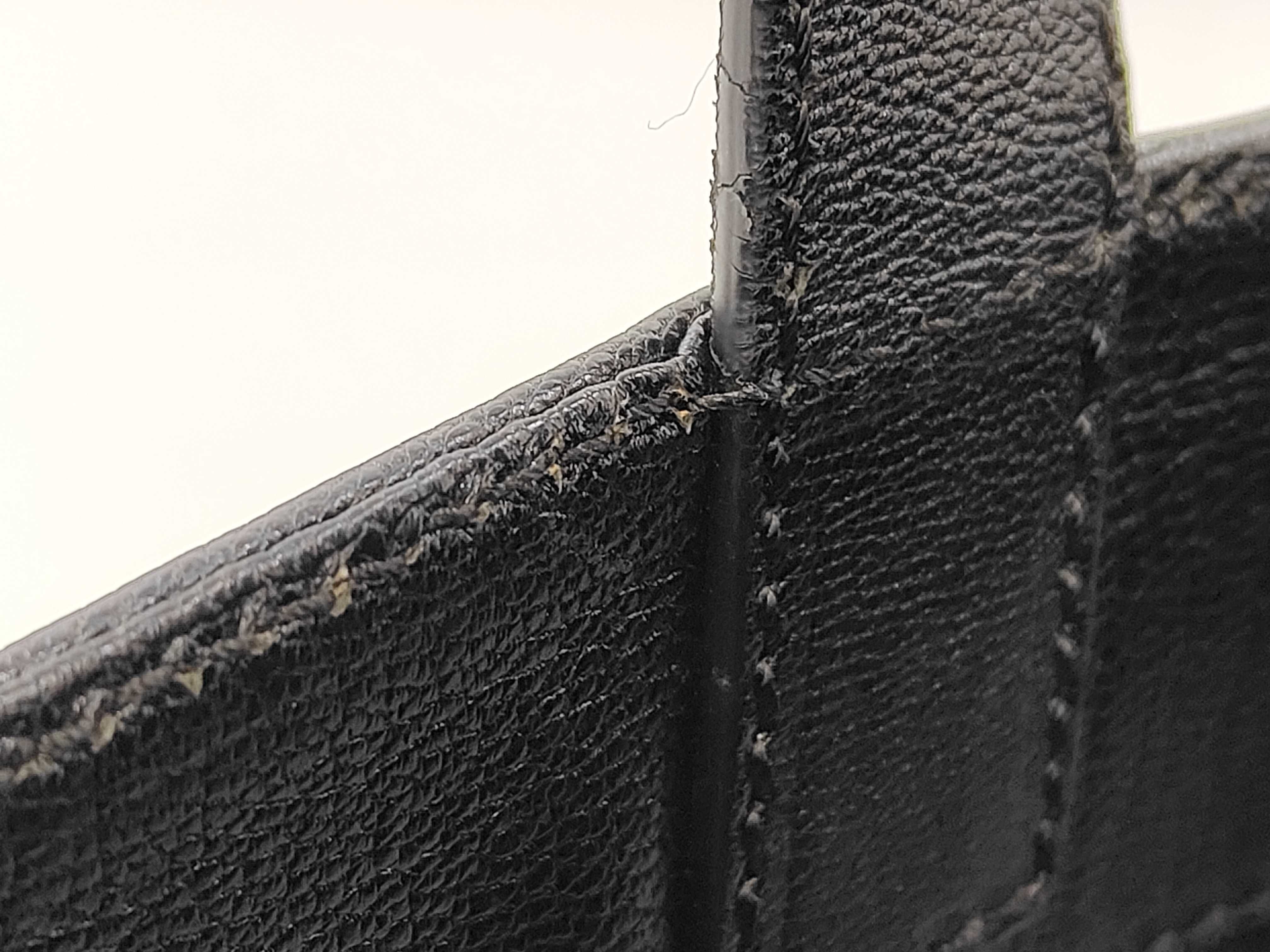 Perforated Tote Bag Leather Black Handbag — view 3