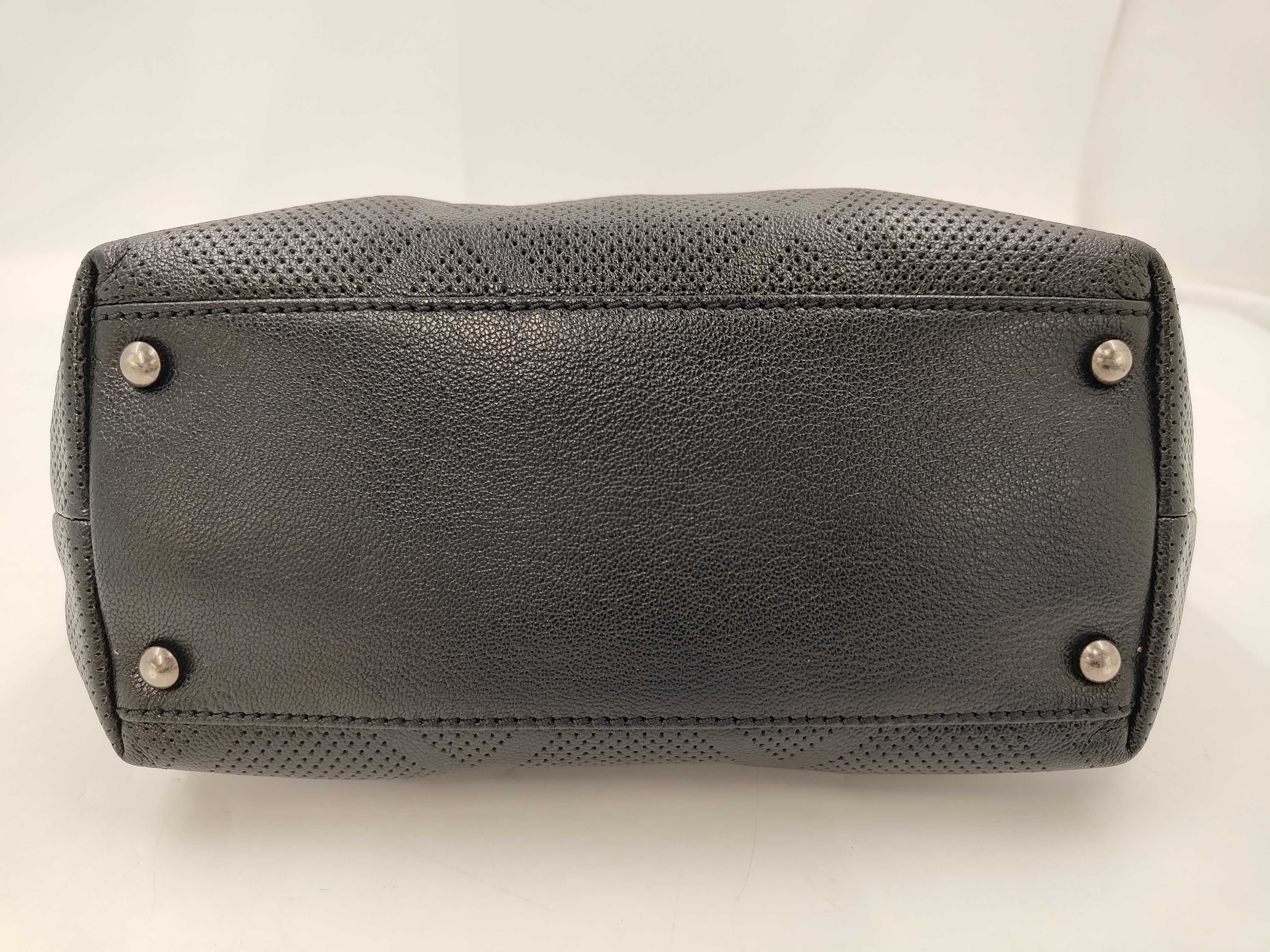 Perforated Tote Bag Leather Black Handbag — view 7