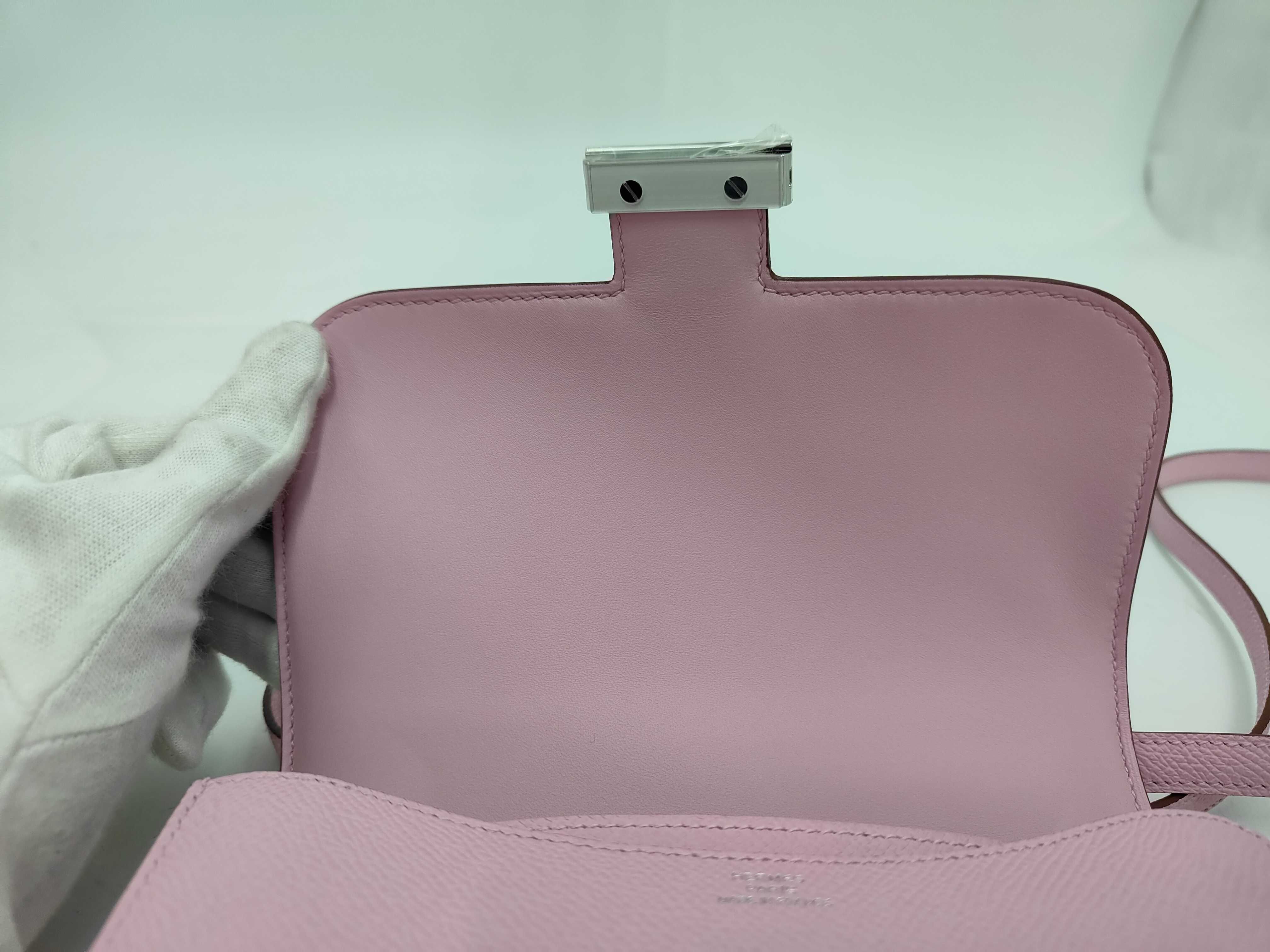 Mini Constance K stamp Mauve Sylvestre Shoulder Bag — view 8