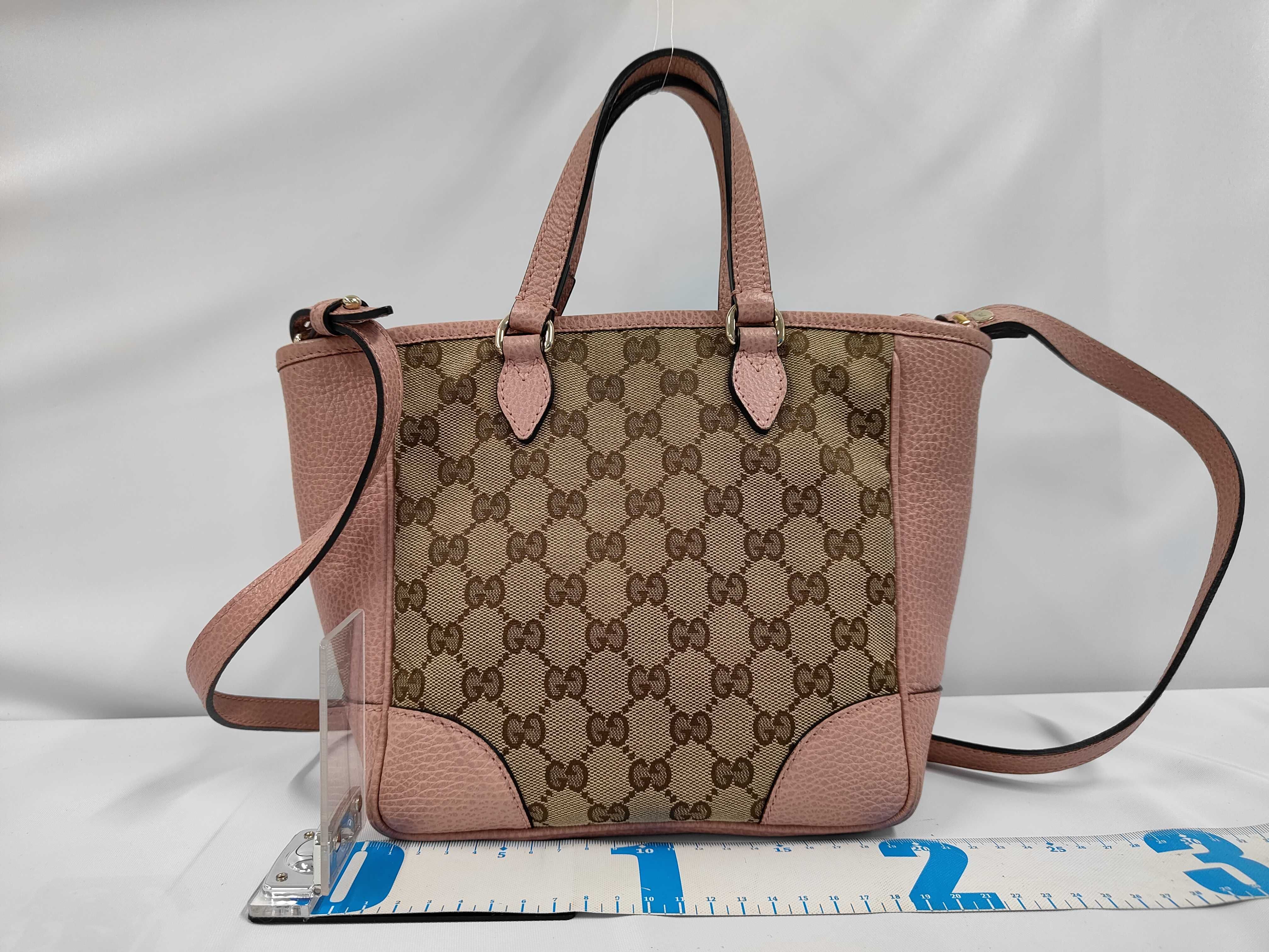 GG Monogram Top Handle Leather Handbag 449241 — view 2