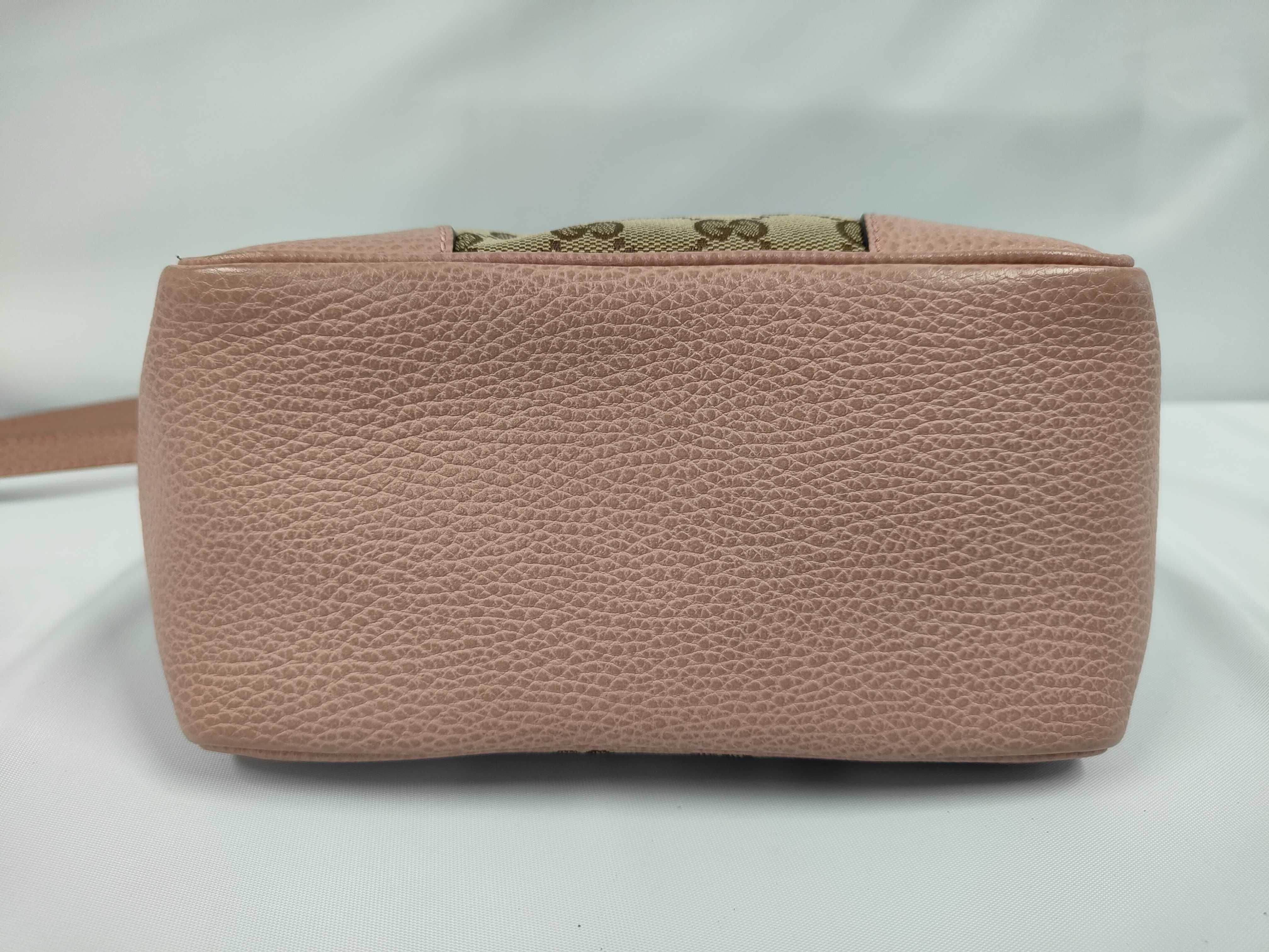 GG Monogram Top Handle Leather Handbag 449241 — view 3