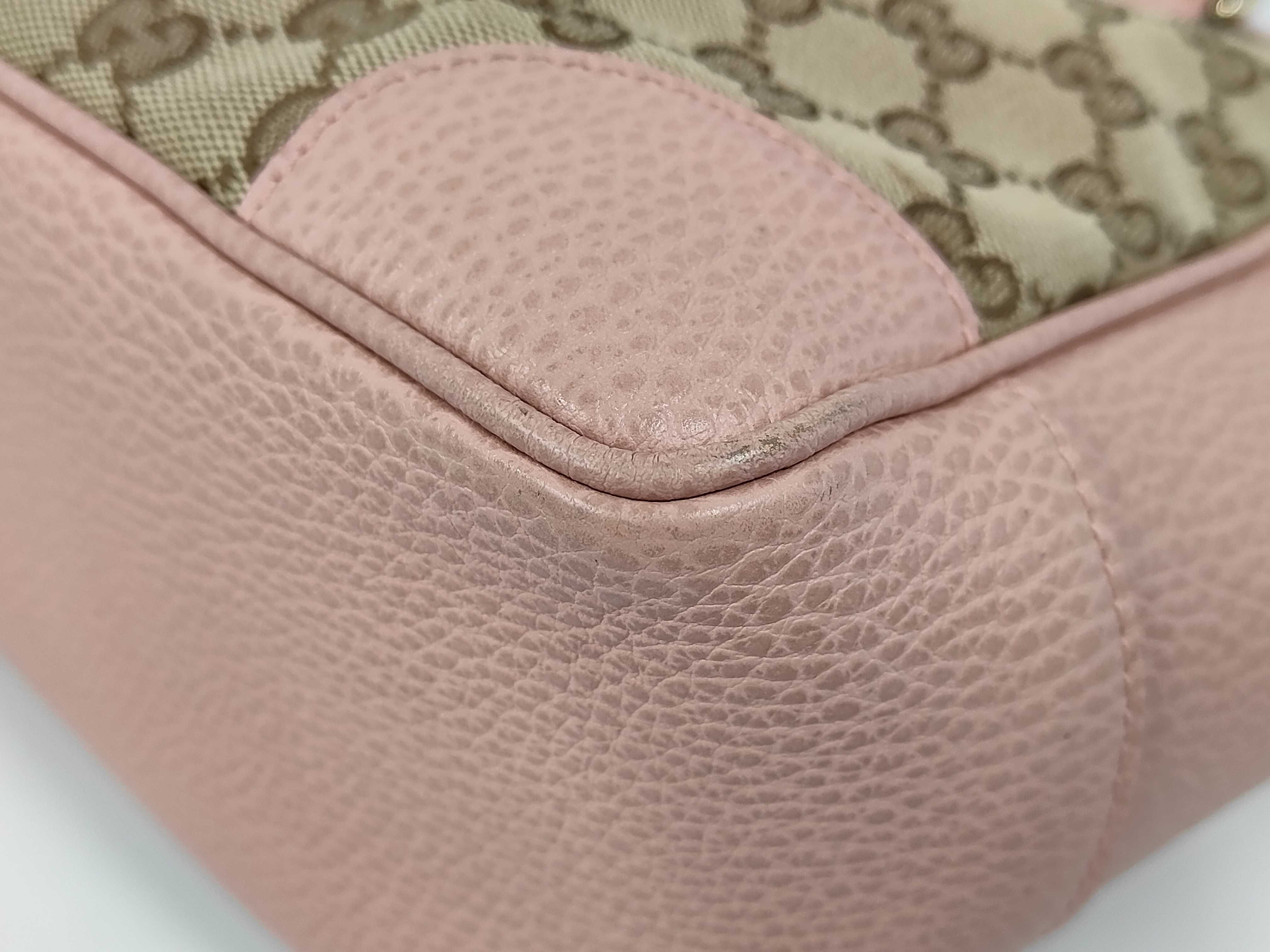 GG Monogram Top Handle Leather Handbag 449241 — view 4
