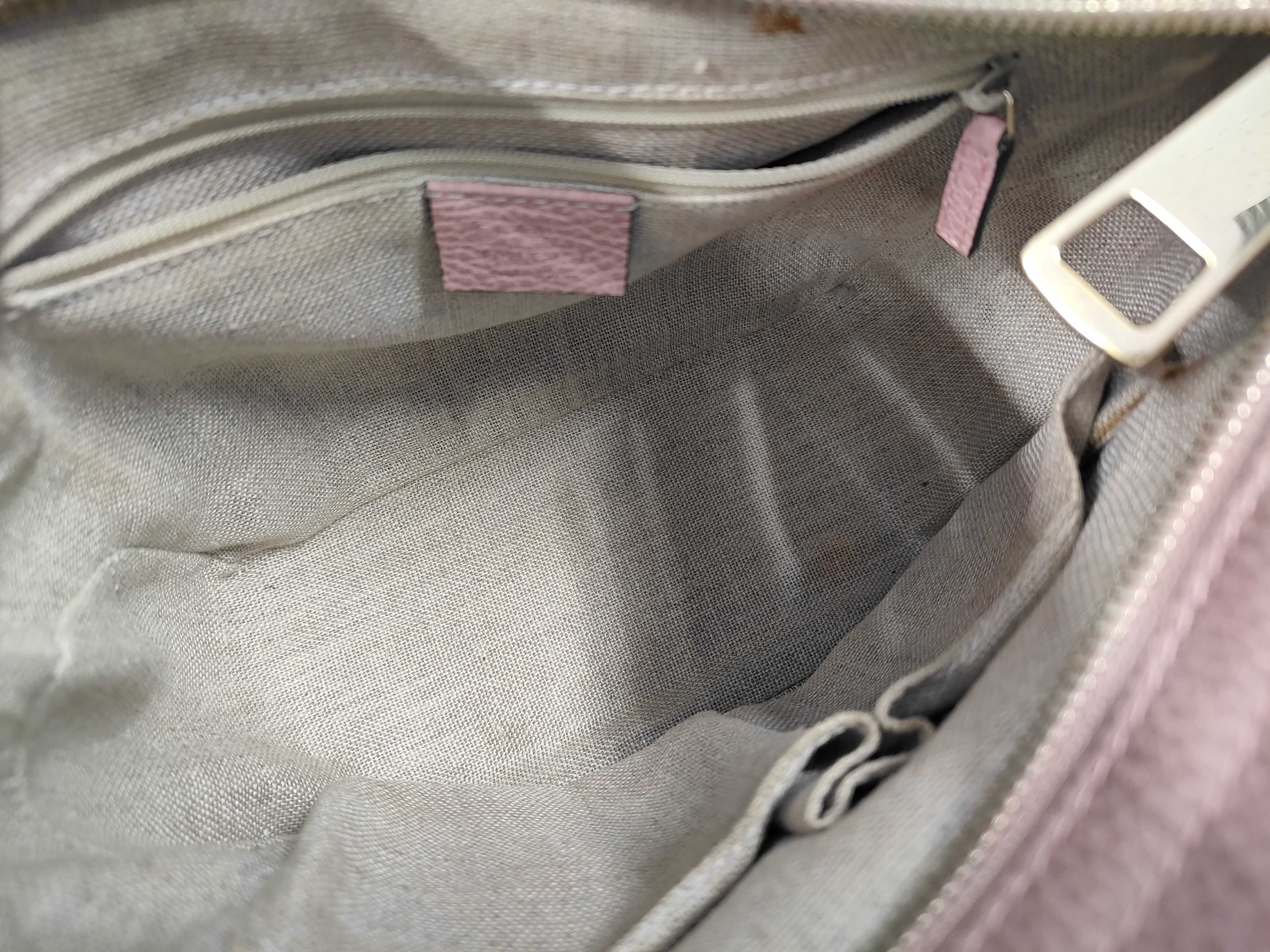 GG Monogram Top Handle Leather Handbag 449241 — view 7