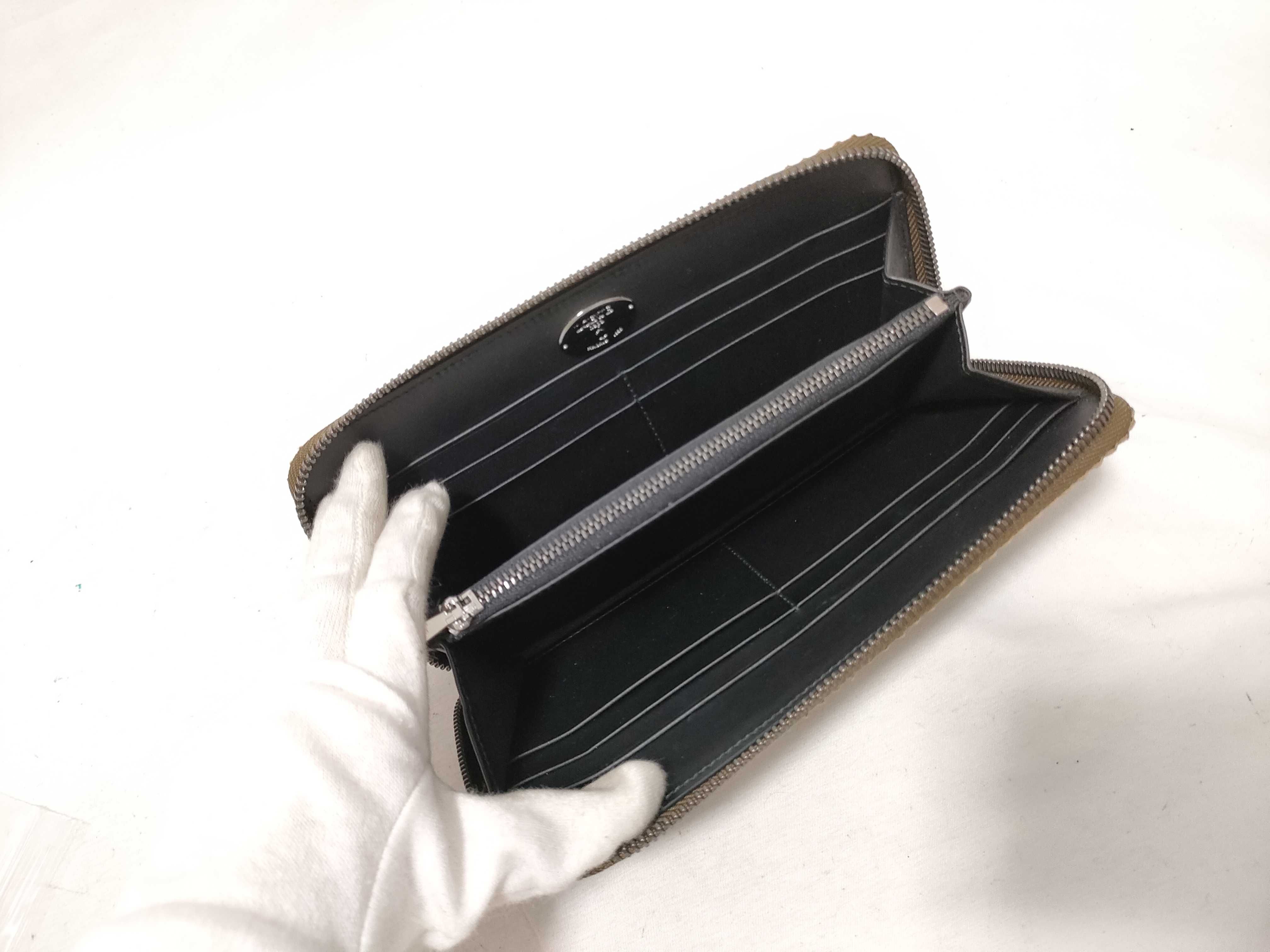 Leather Anagram Long Wallet — view 11