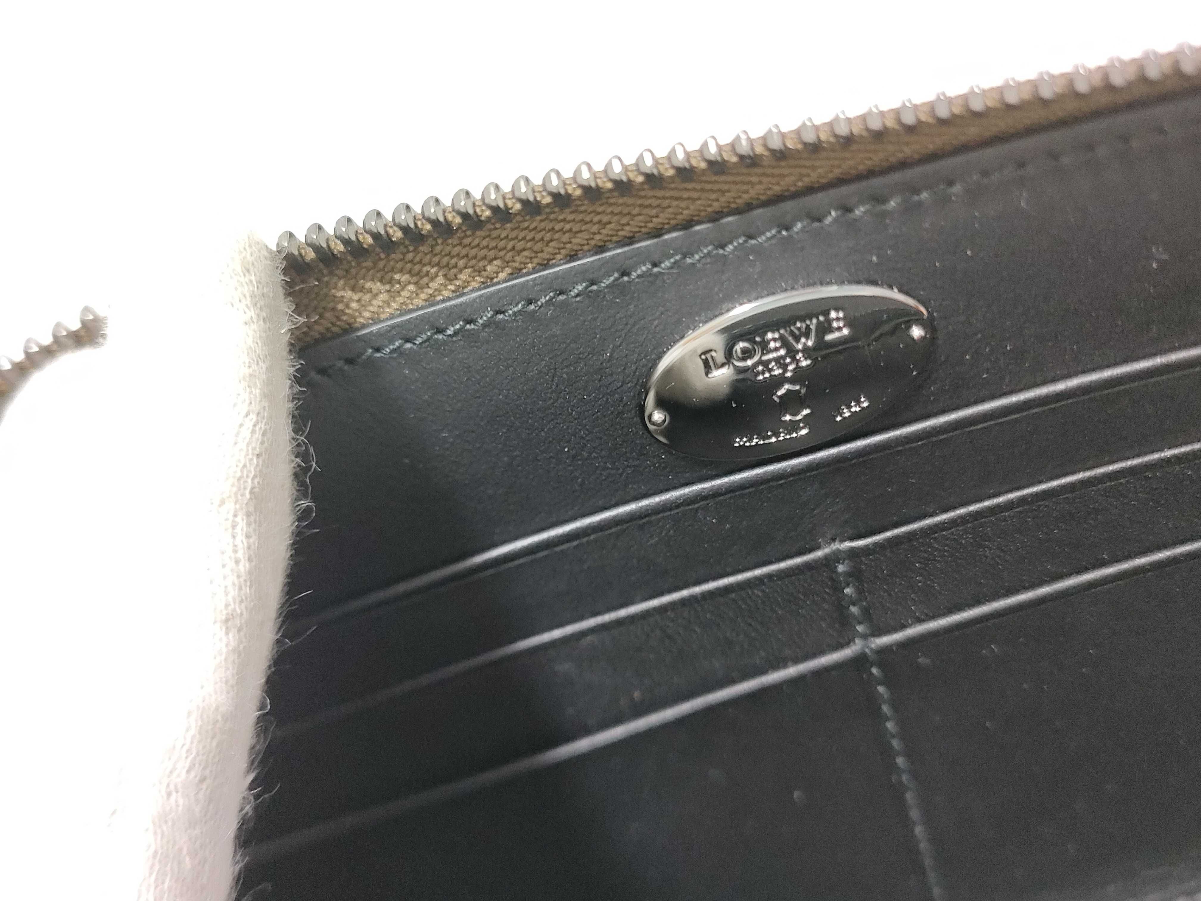 Leather Anagram Long Wallet — view 13