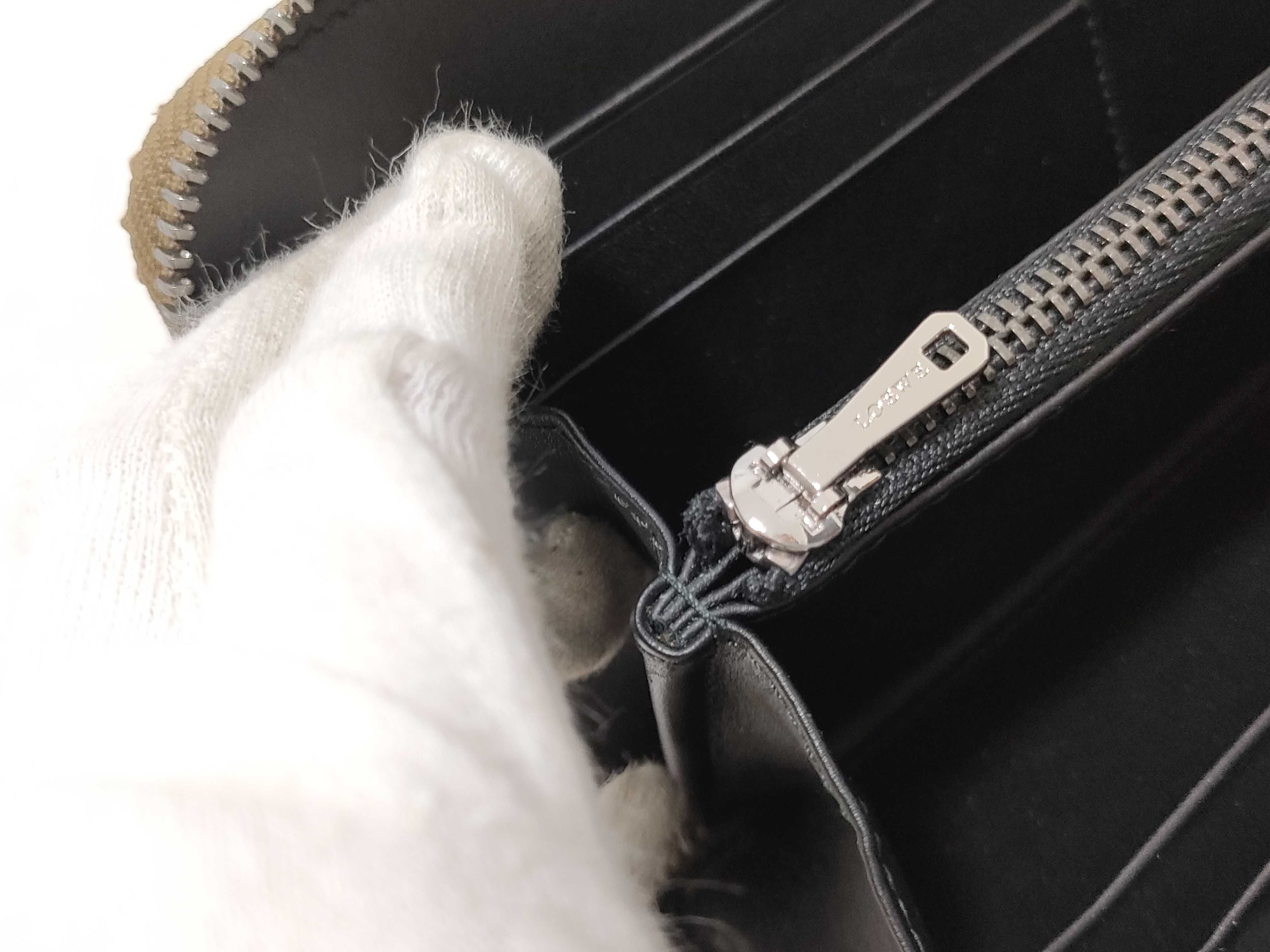 Leather Anagram Long Wallet — view 14