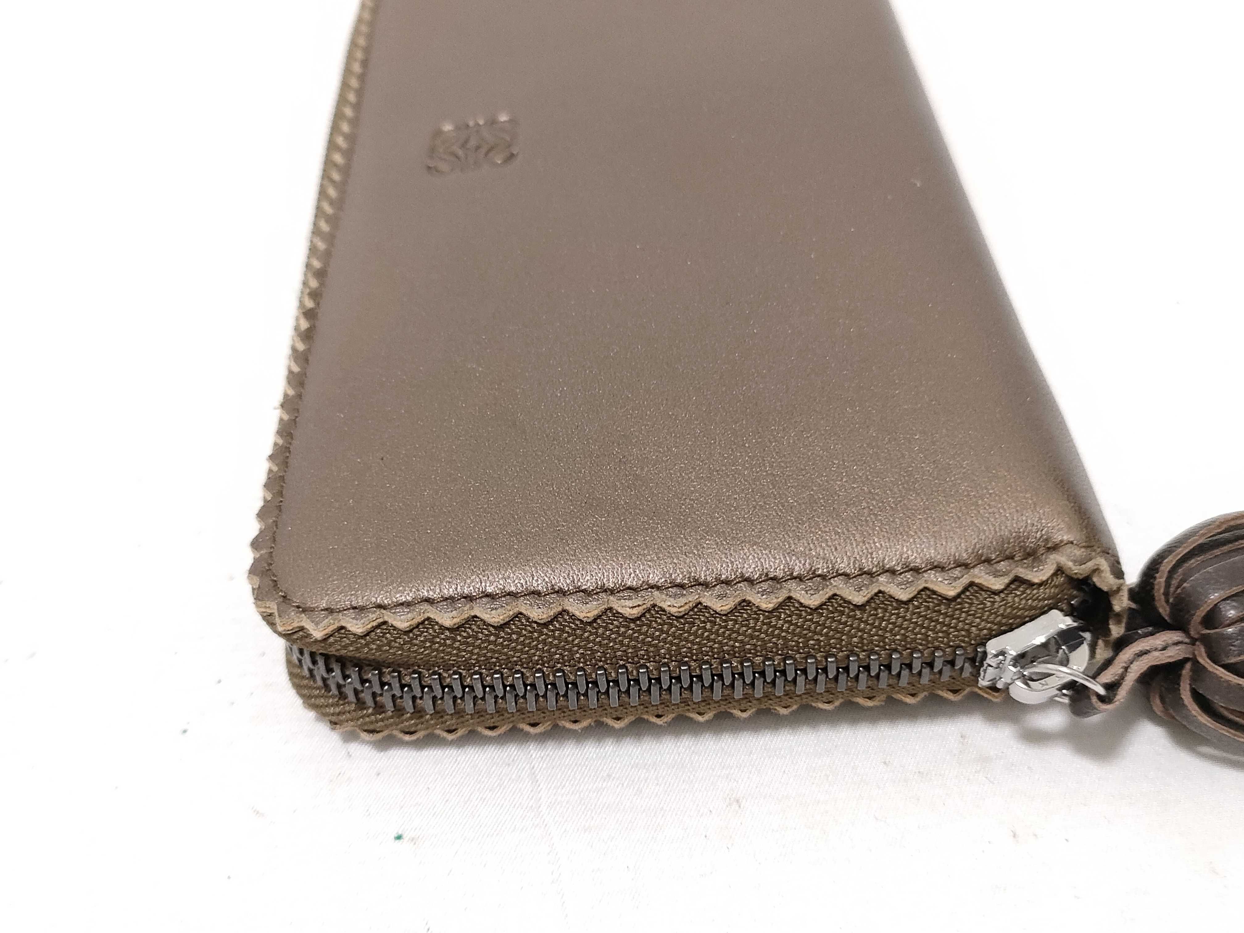Leather Anagram Long Wallet — view 5