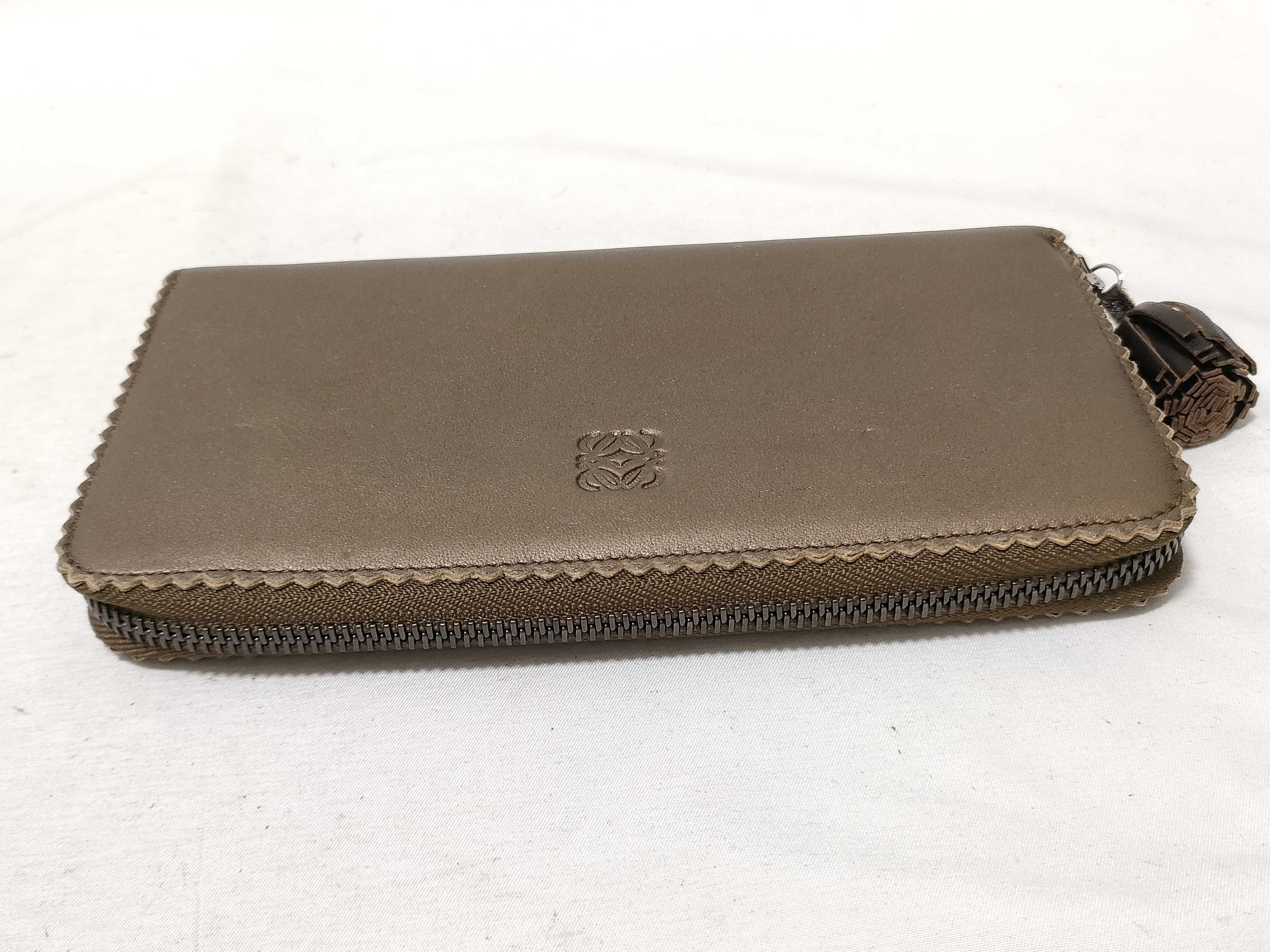 Leather Anagram Long Wallet — view 6