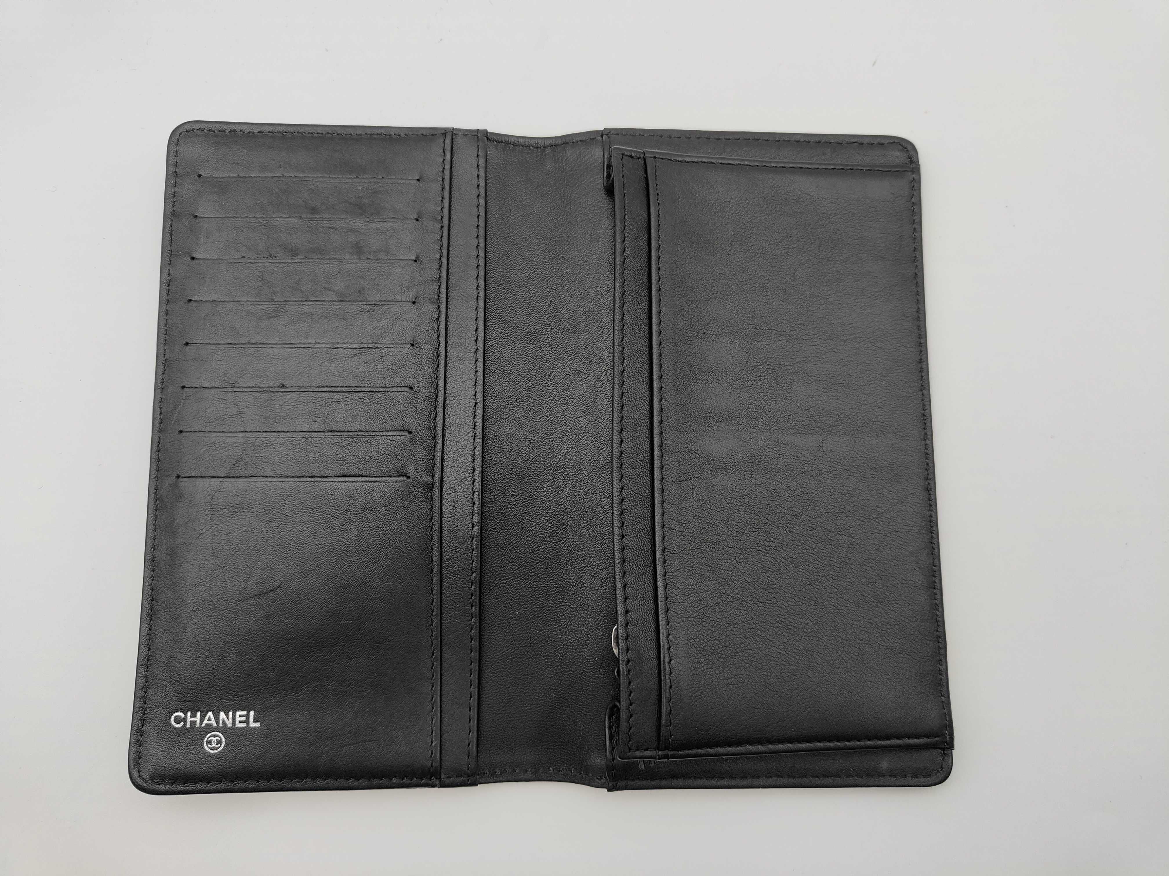 Caviar Skin Coco Mark Long Wallet — view 4