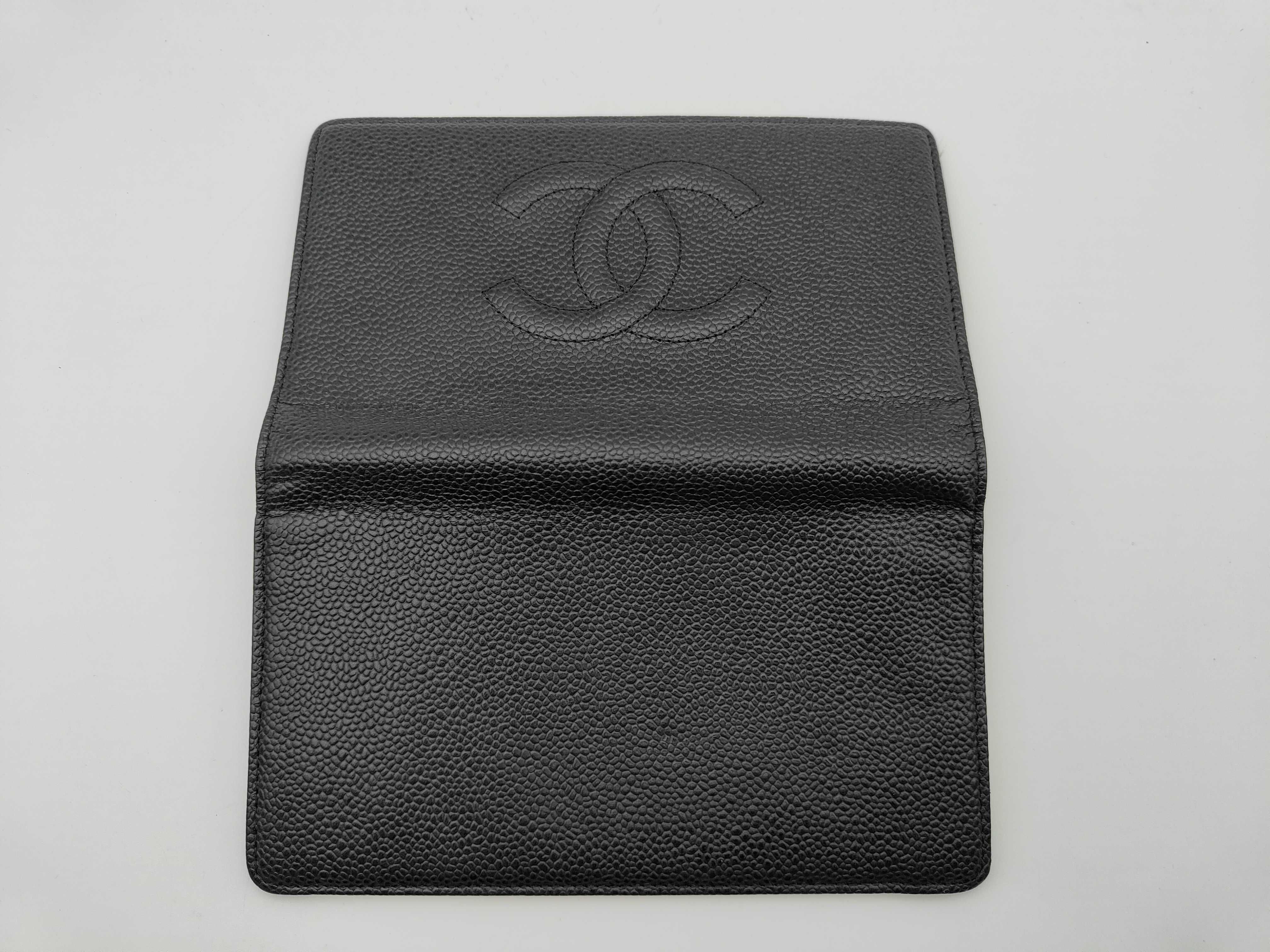 Caviar Skin Coco Mark Long Wallet — view 9