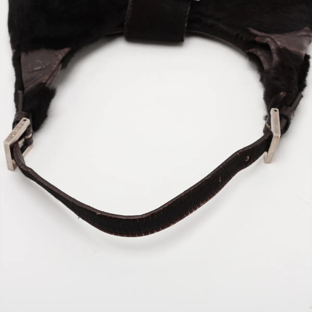 calfskin shoulder bag, brown — view 5