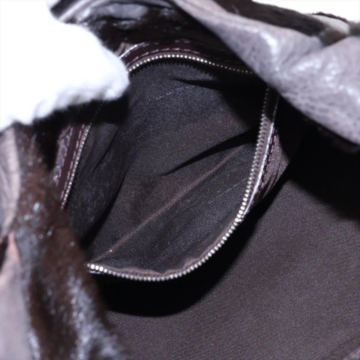 calfskin shoulder bag, brown — view 8