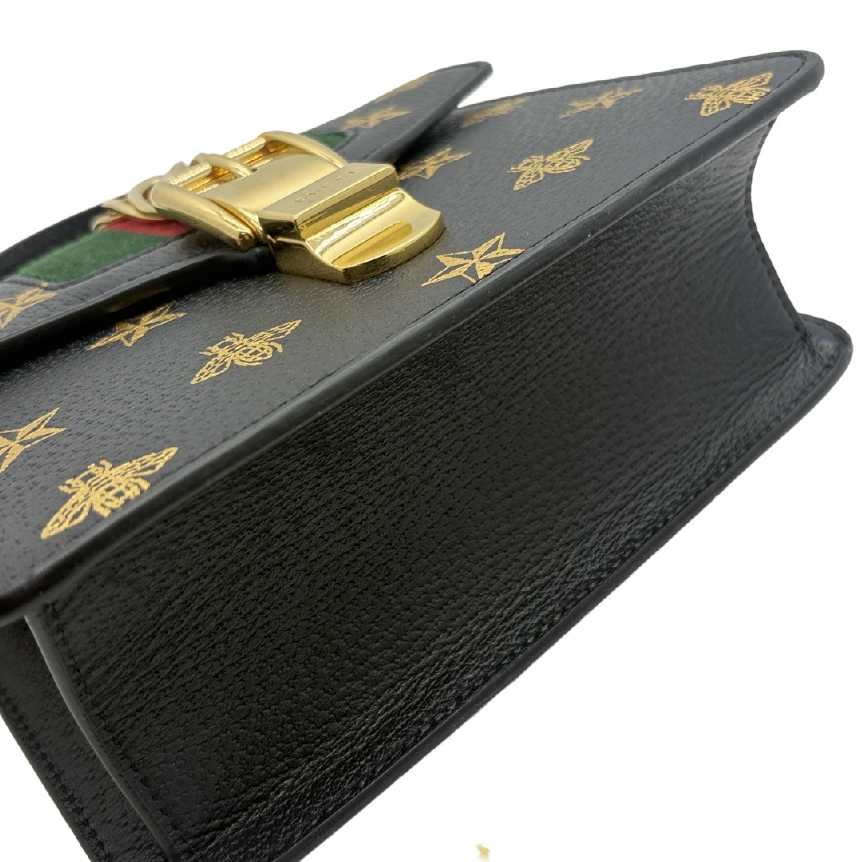 Sylvie Bee & Star Print Leather Top Handle Bag Handbag — view 5