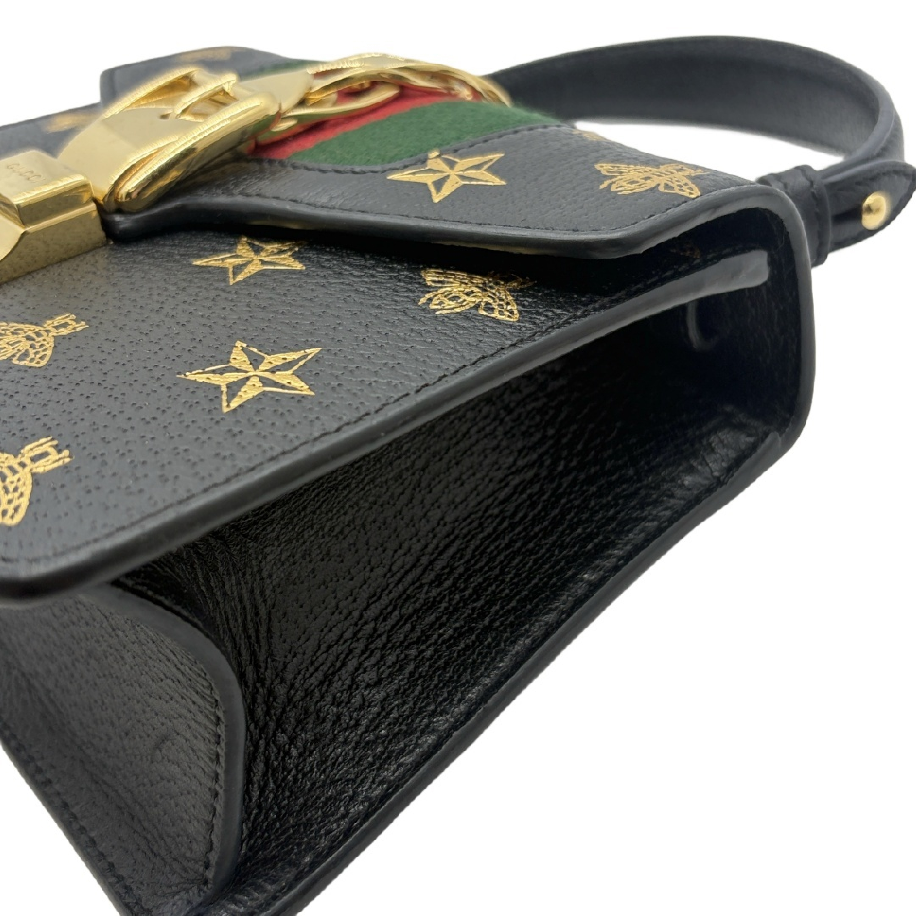 Sylvie Bee & Star Print Leather Top Handle Bag Handbag — view 7