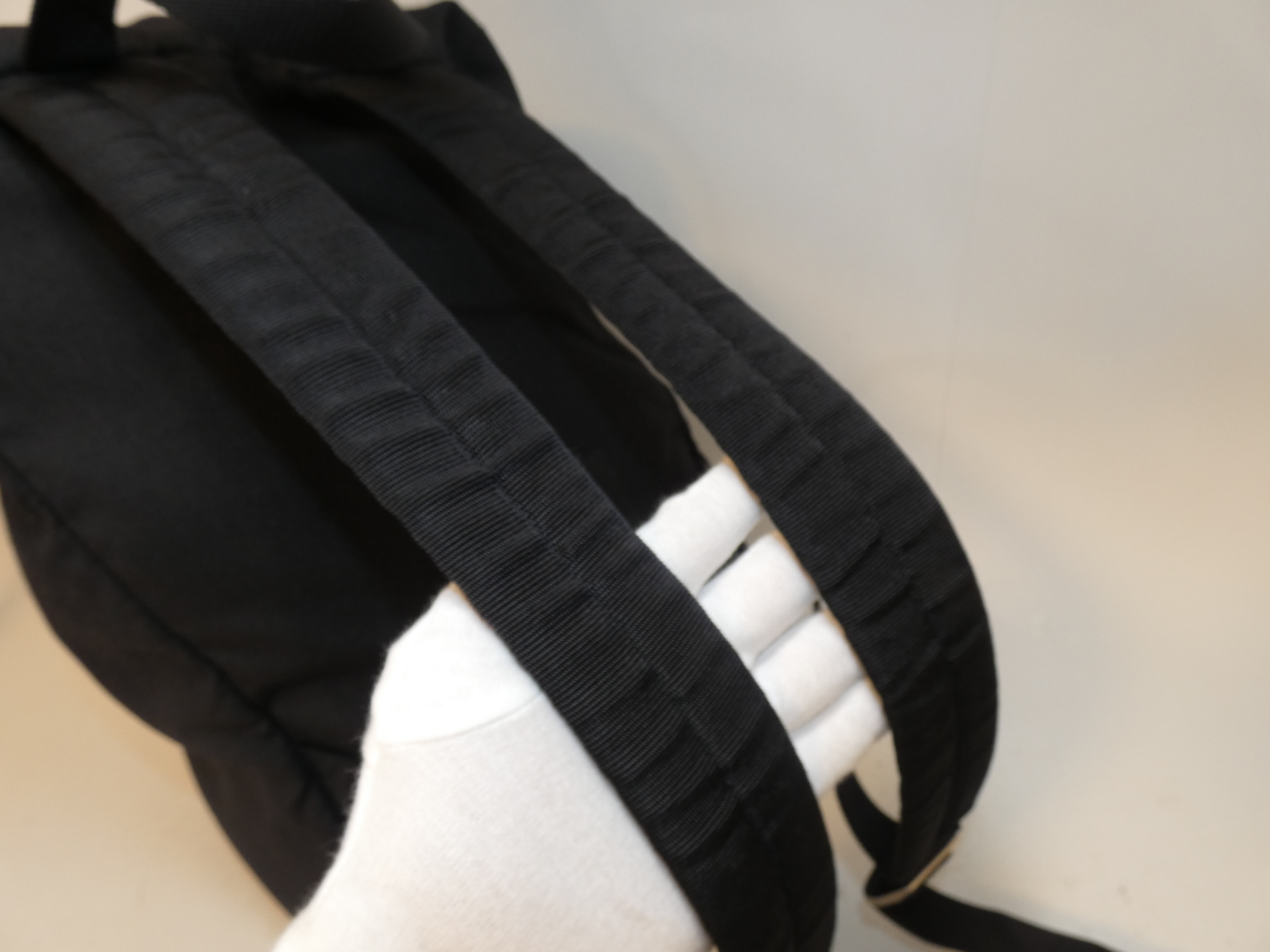 Canvas Leather Black Backpack — view 4